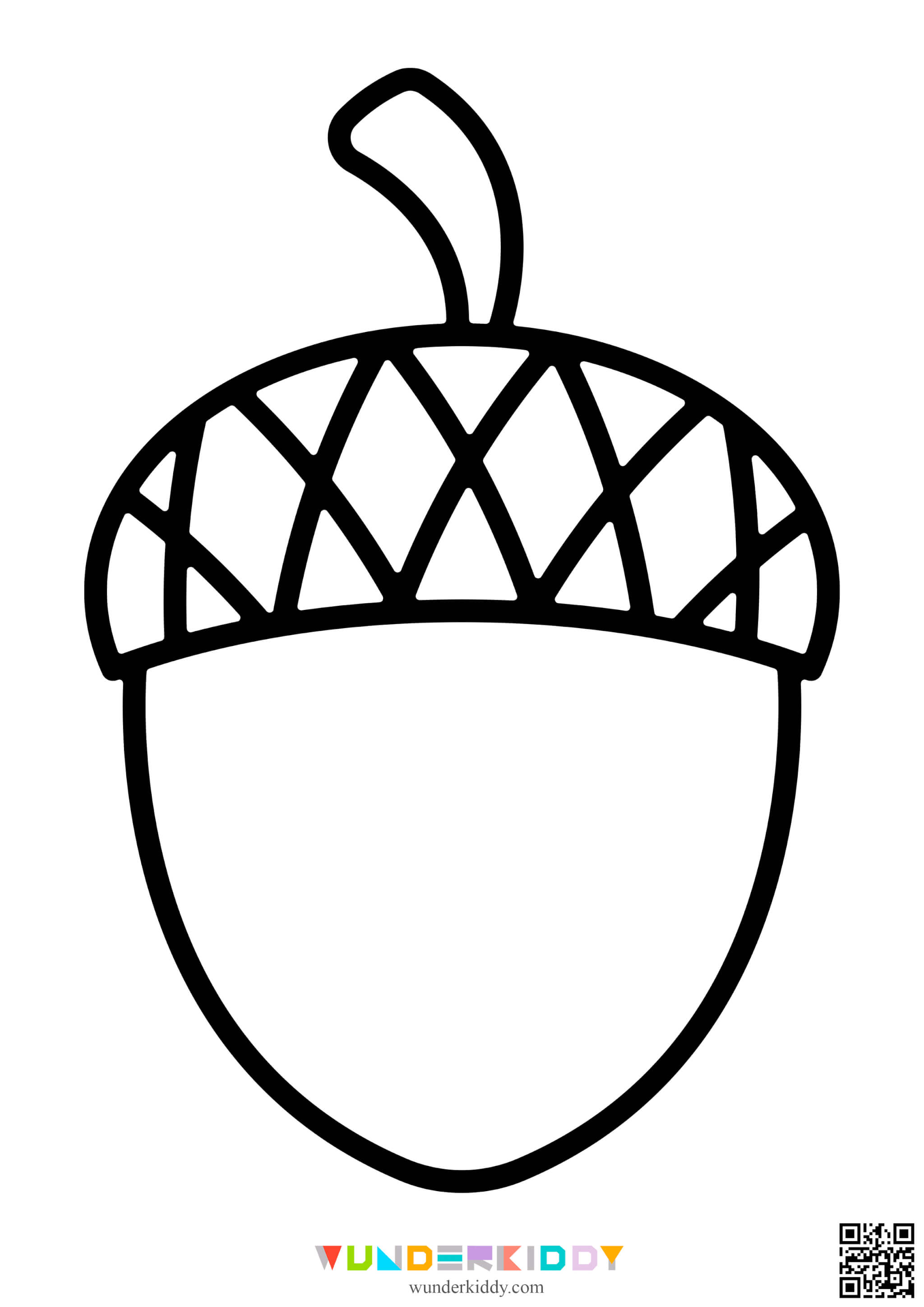 Free Acorn Template Printables - Image 2