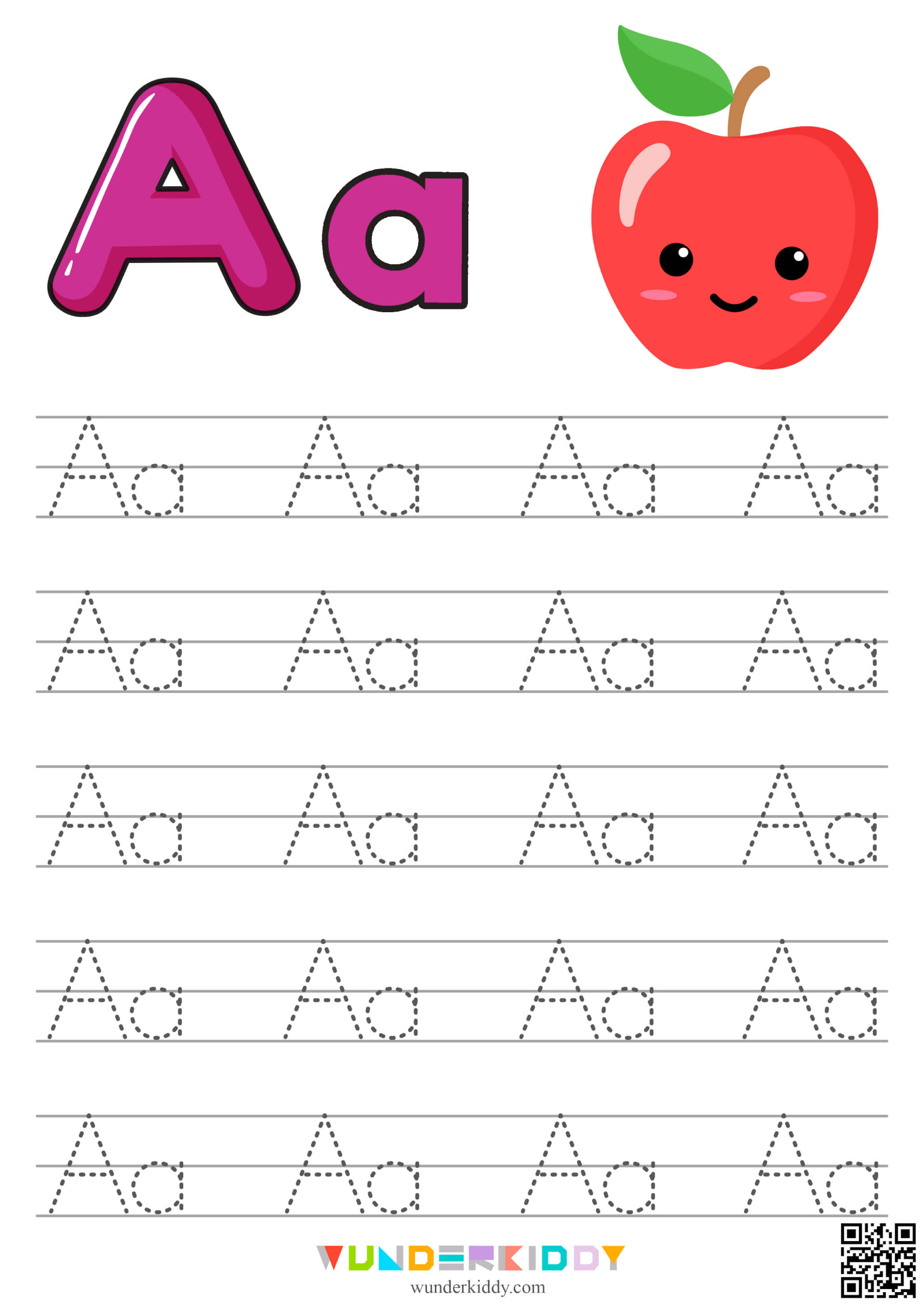 Alphabet Tracing Worksheet - Image 2