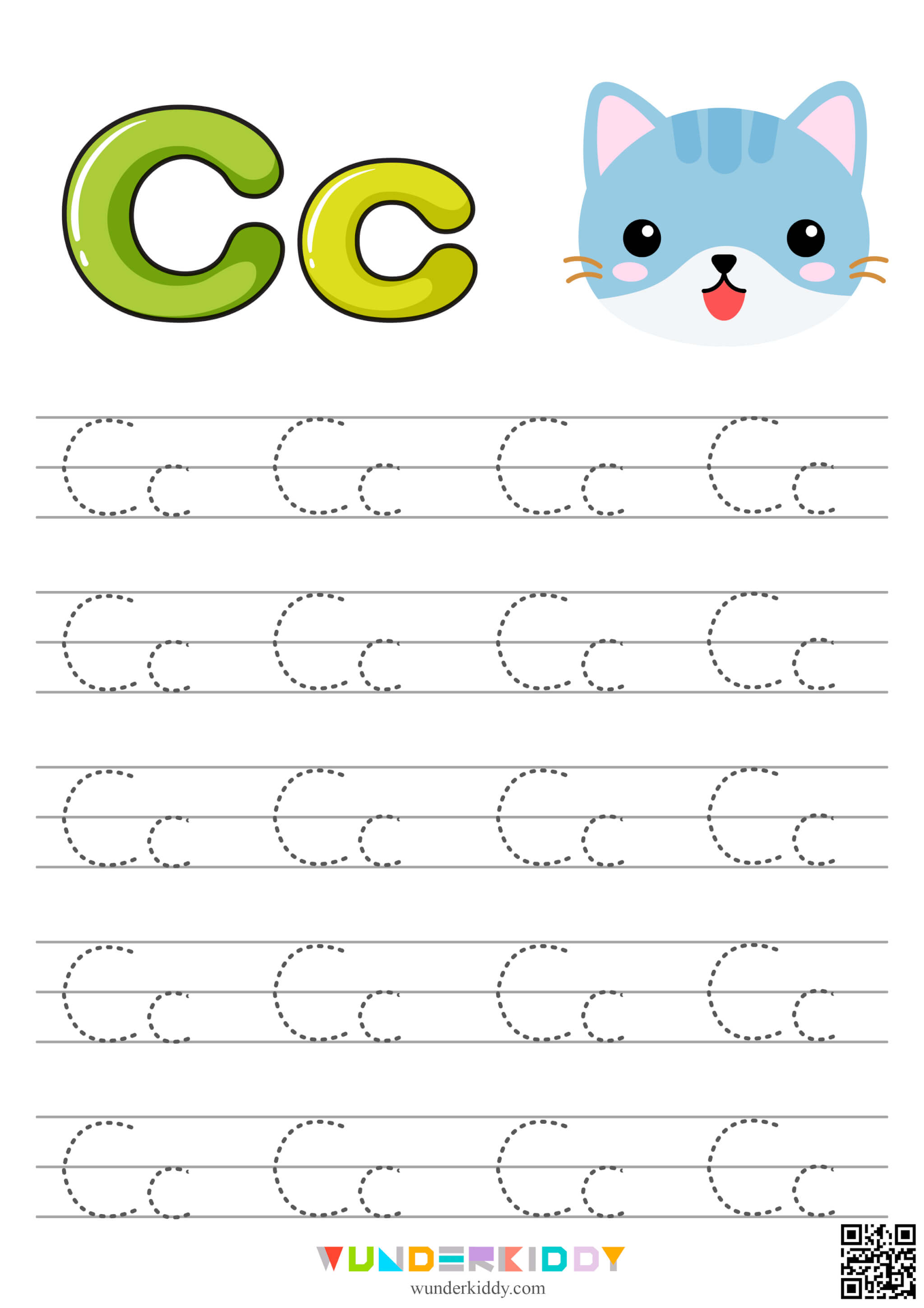 Alphabet Tracing Worksheet - Image 4