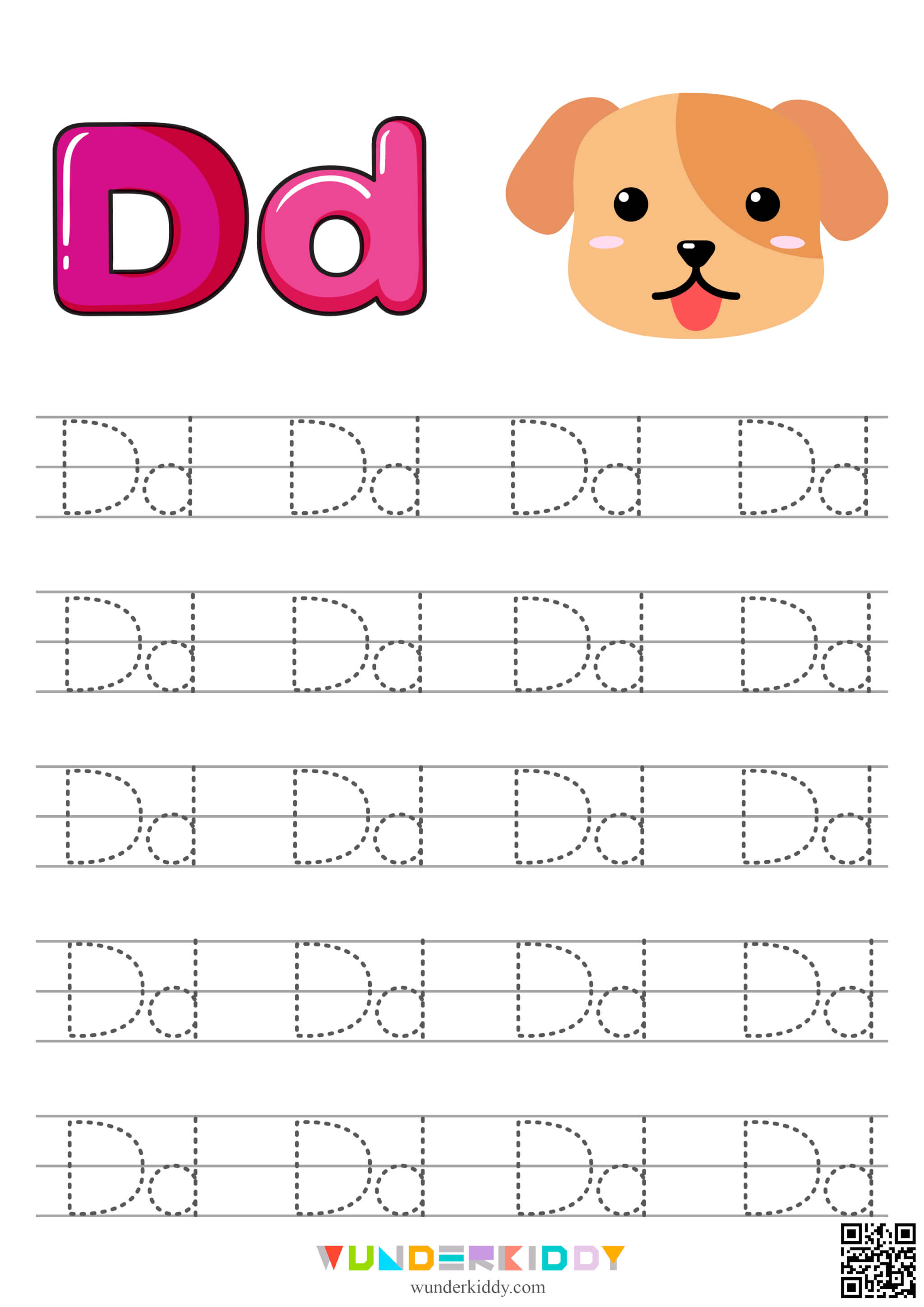 Alphabet Tracing Worksheet - Image 5