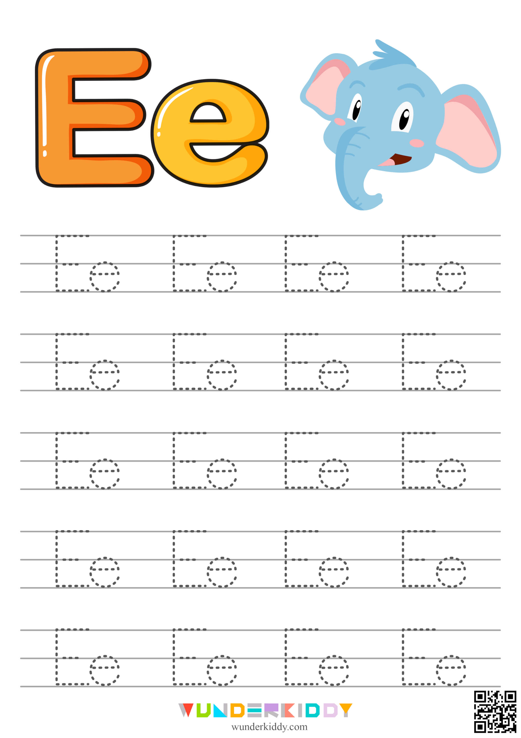 Alphabet Tracing Worksheet - Image 6