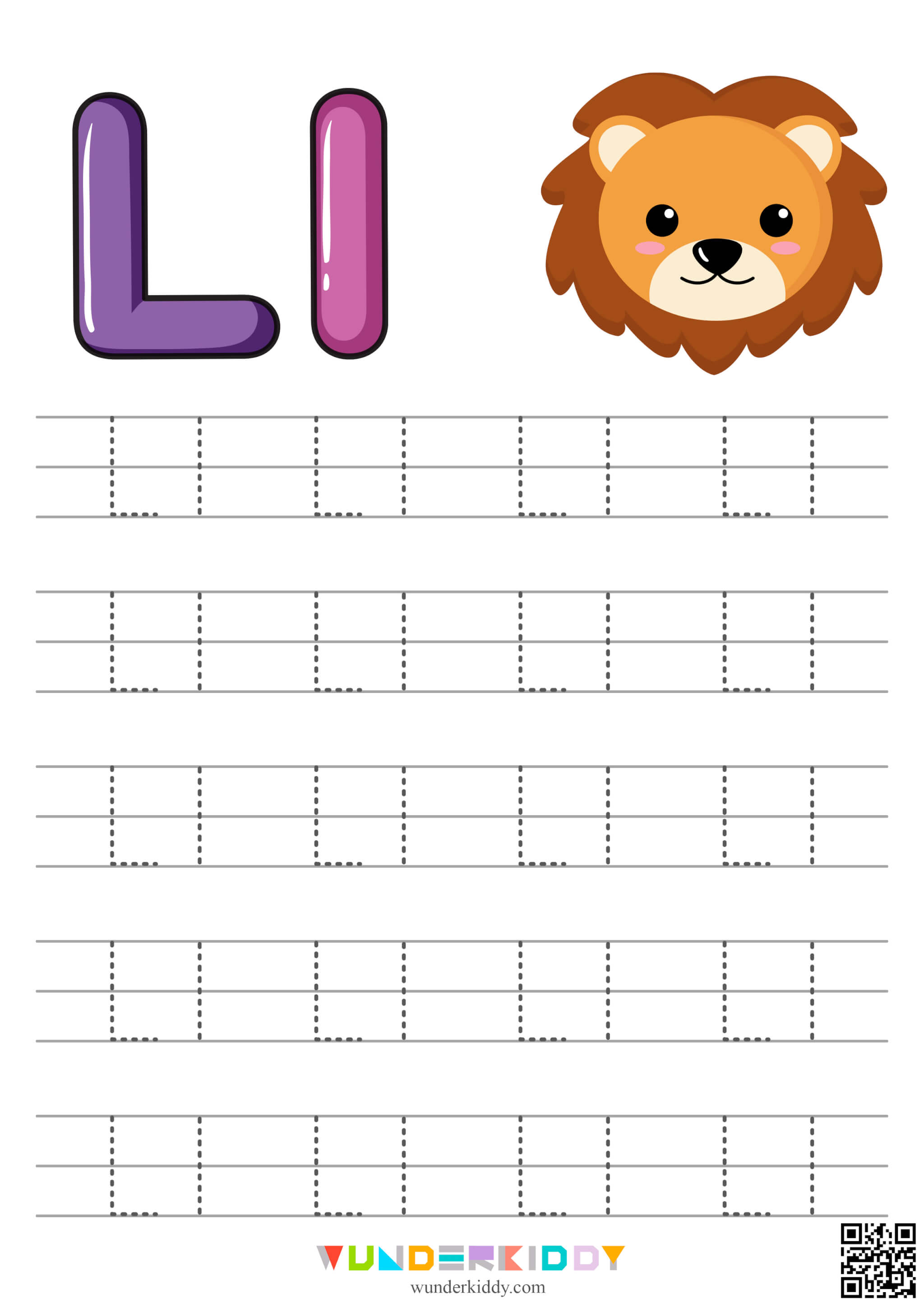 Alphabet Tracing Worksheet - Image 13