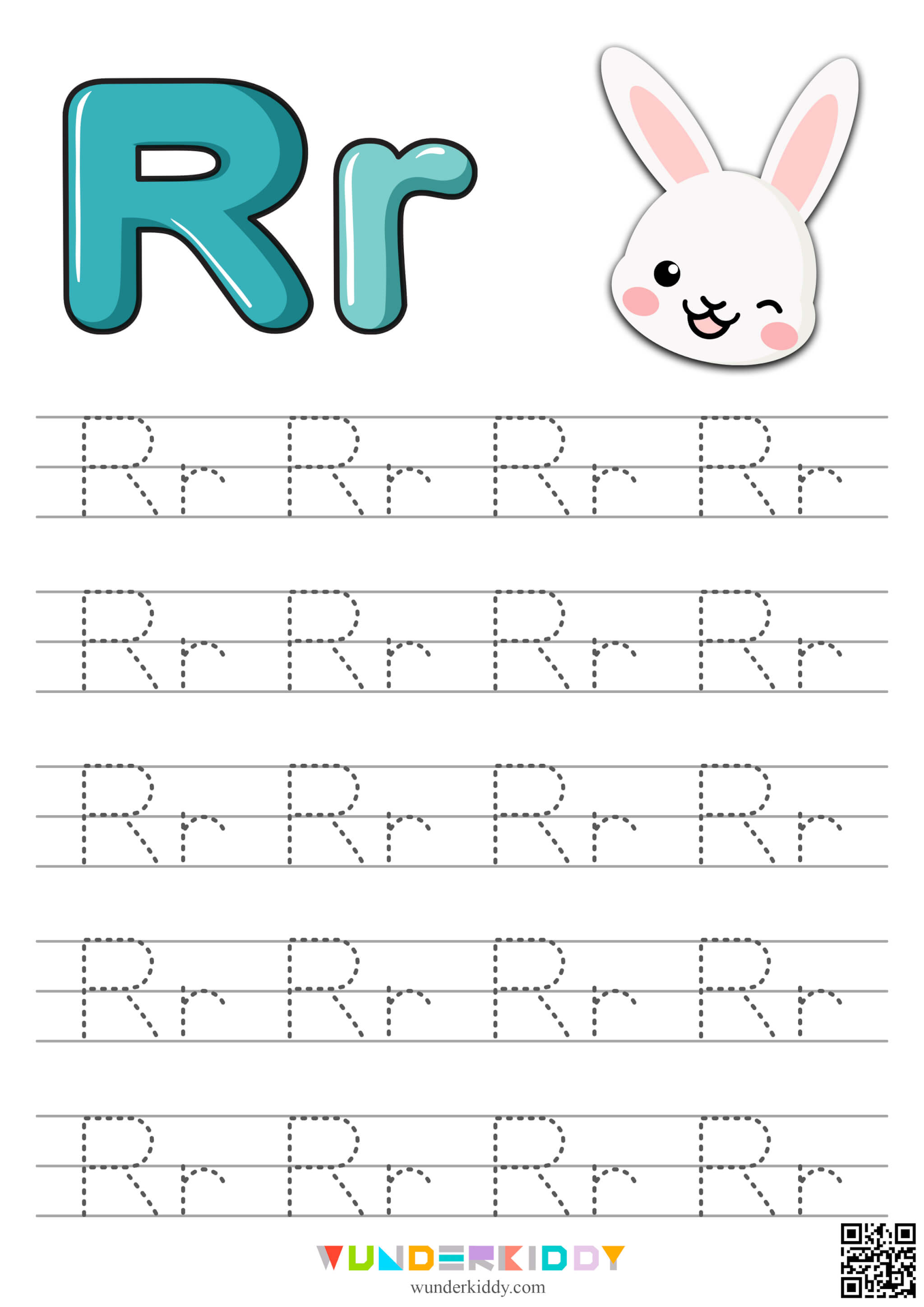 Alphabet Tracing Worksheet - Image 19