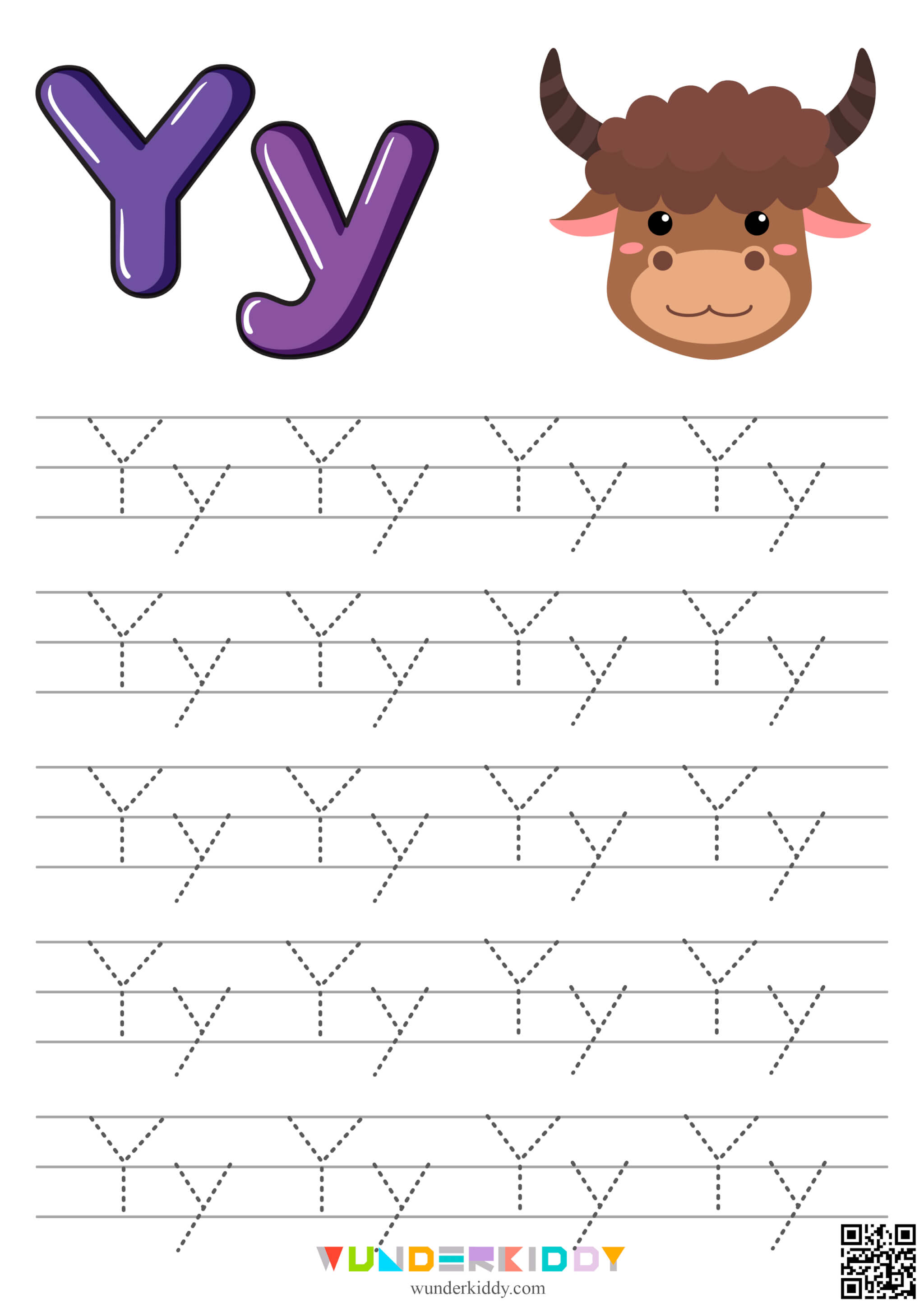 Alphabet Tracing Worksheet - Image 26