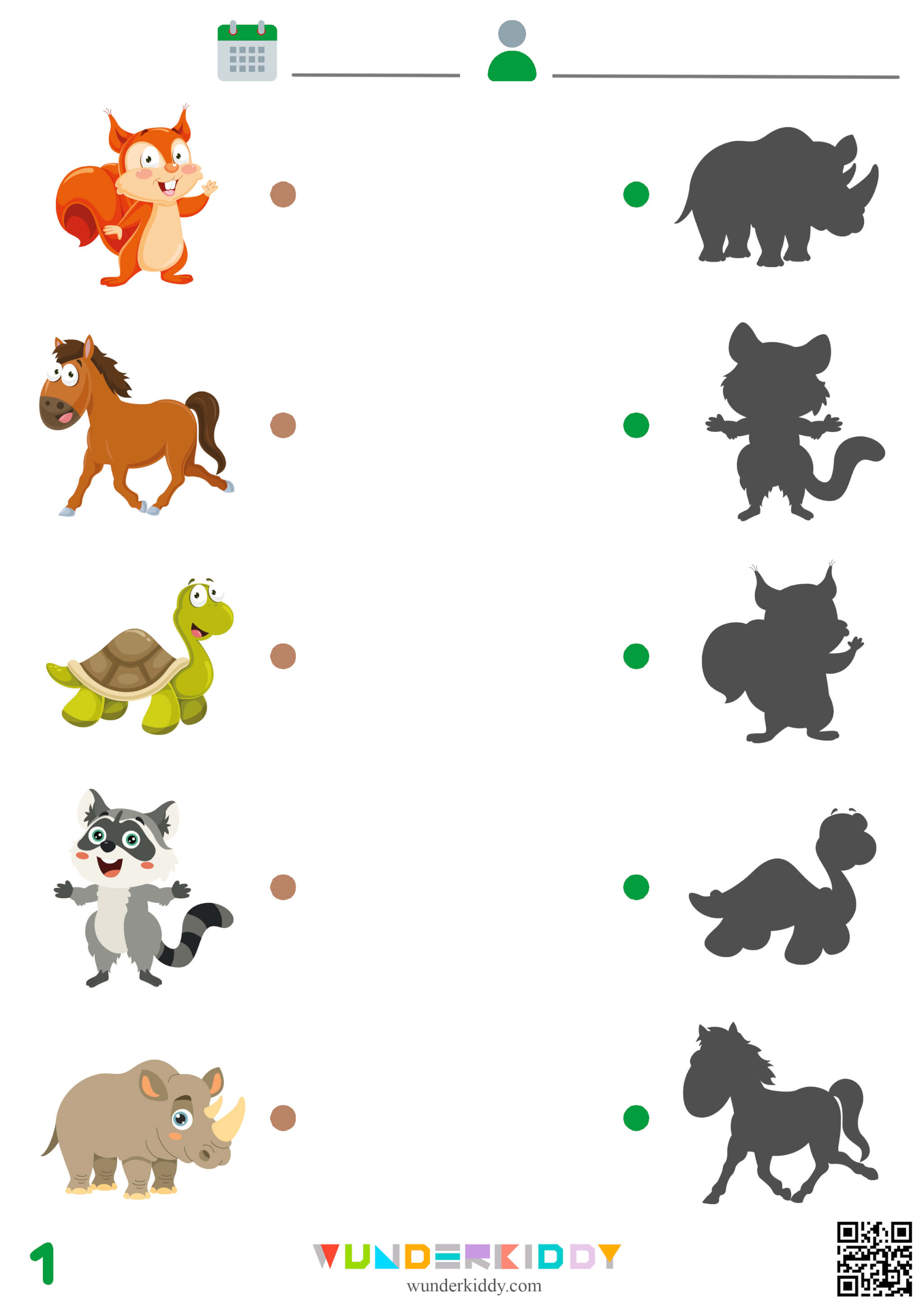 Animal Worksheets for Preschool - Image 2