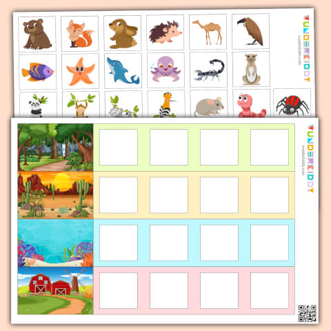 Animal Habitat Sorting Game - Image 2