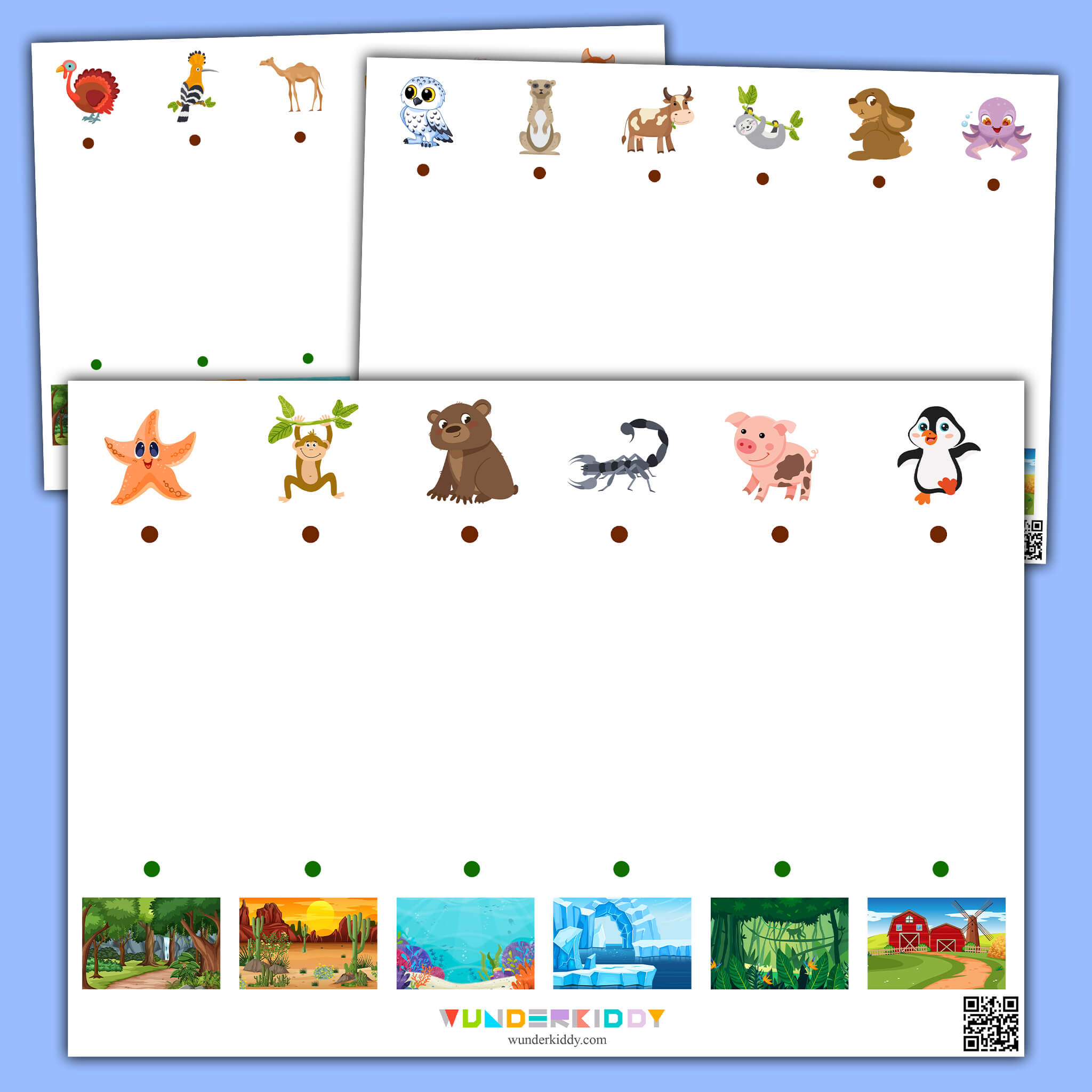 Animal Habitats Worksheets