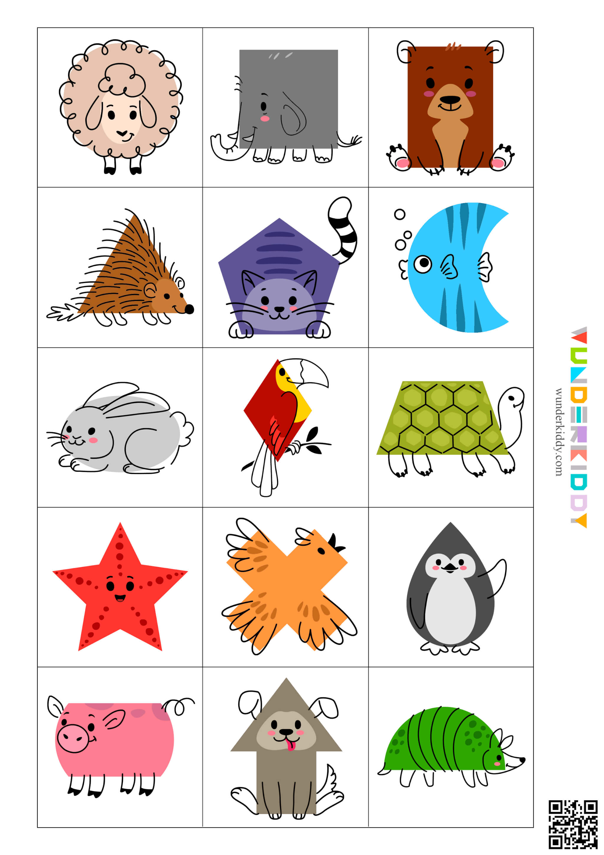 Animal Shape Matching Activity - Image 3