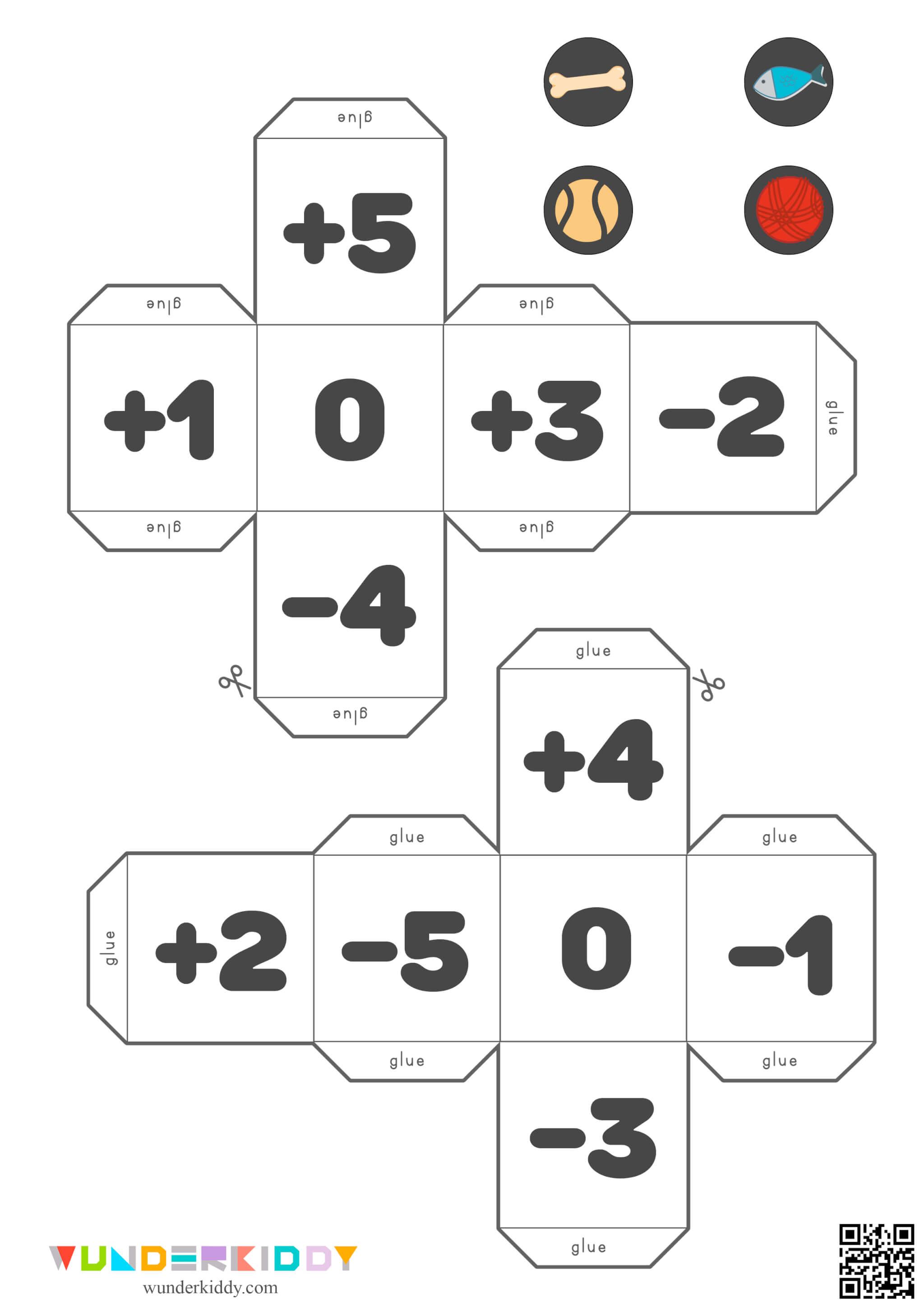 Mathematisches Würfelspiel «Tiere» - Bild 3