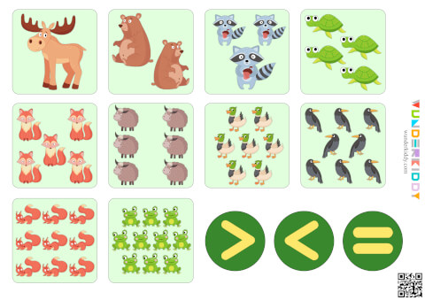 Гра для дошкільнят «Порахуй і порівняй» - Зображення 3
