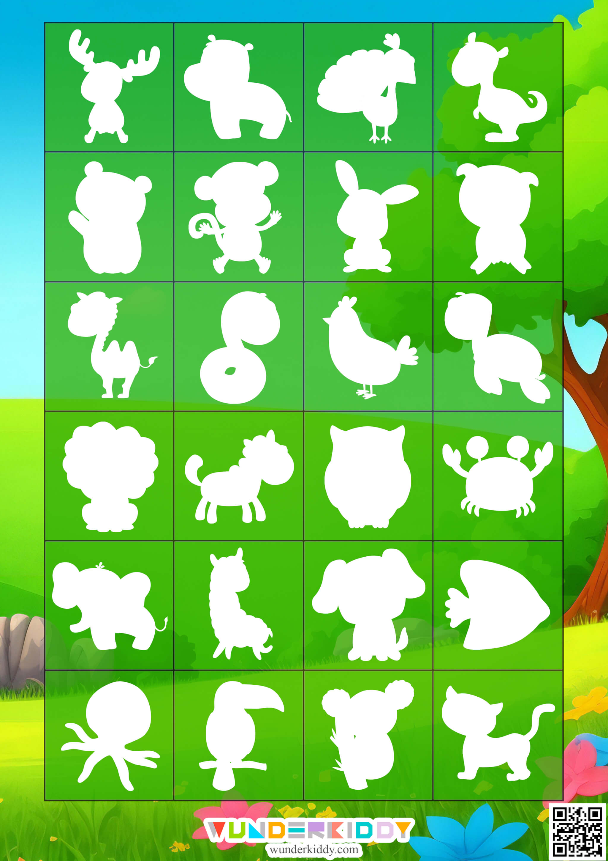 Shadow Matching Animal Worksheet - Image 3