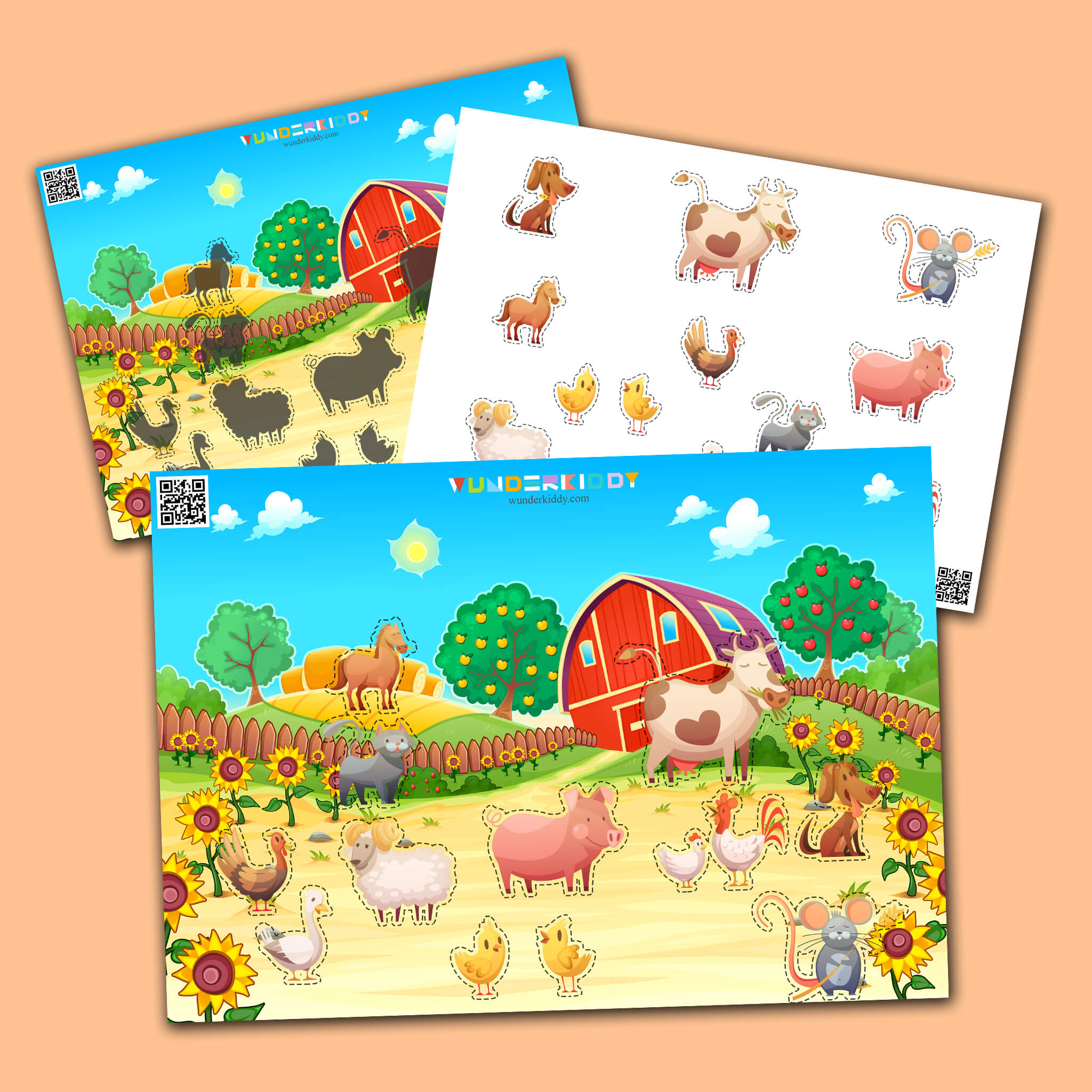 Learning Activity Farm Animals