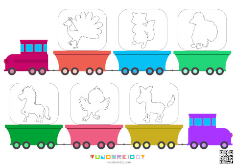 Animals Matching Worksheet - Image 3