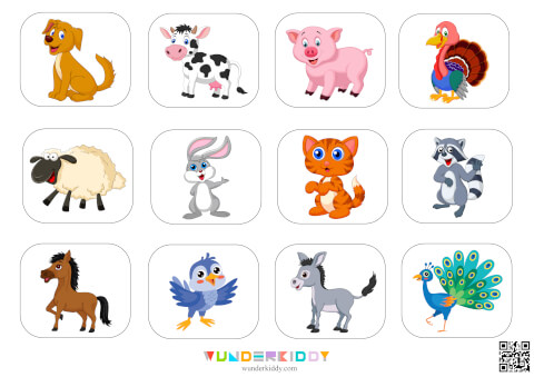 Animals Matching Worksheet - Image 4