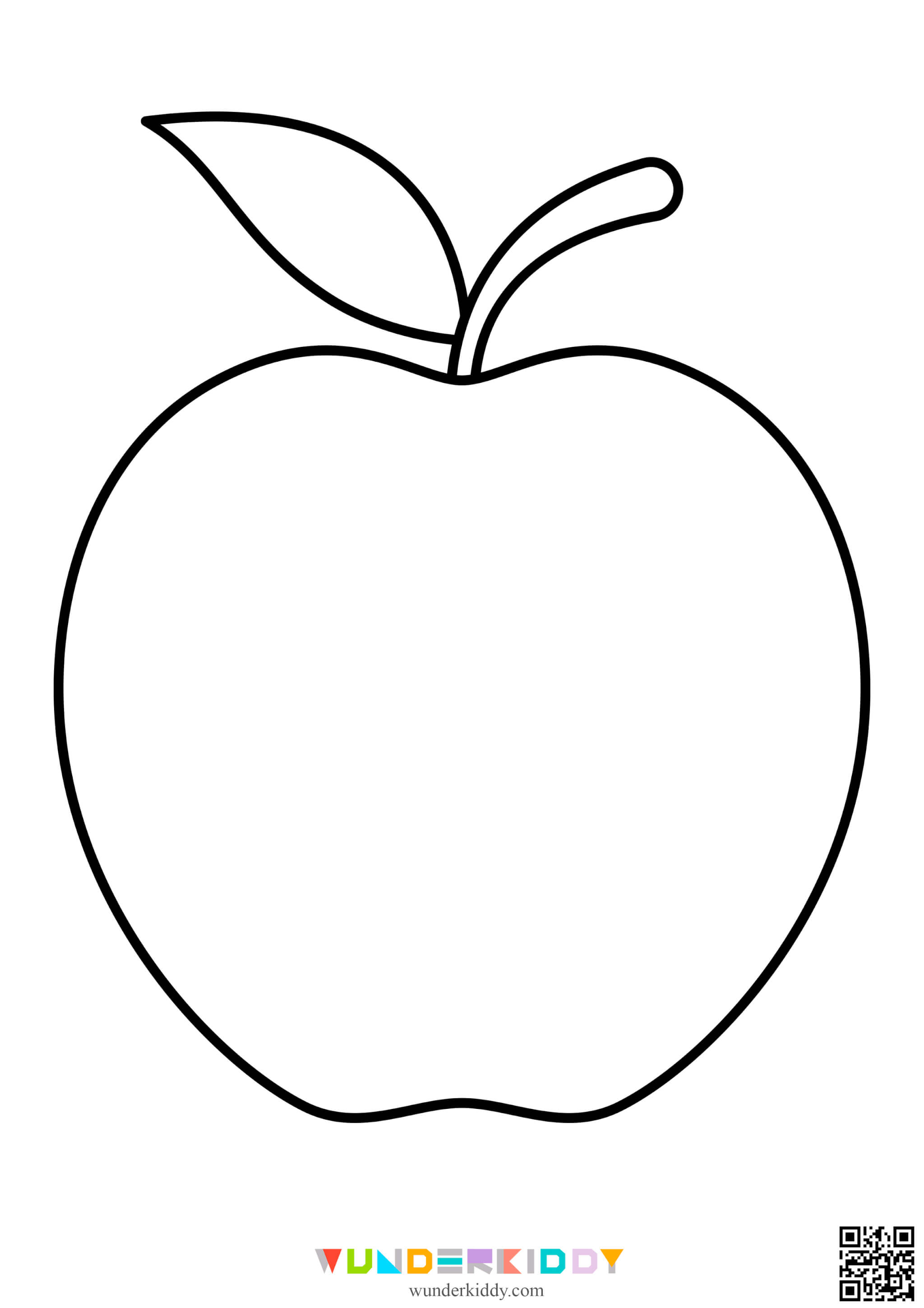 Apple Template Printable - Image 2