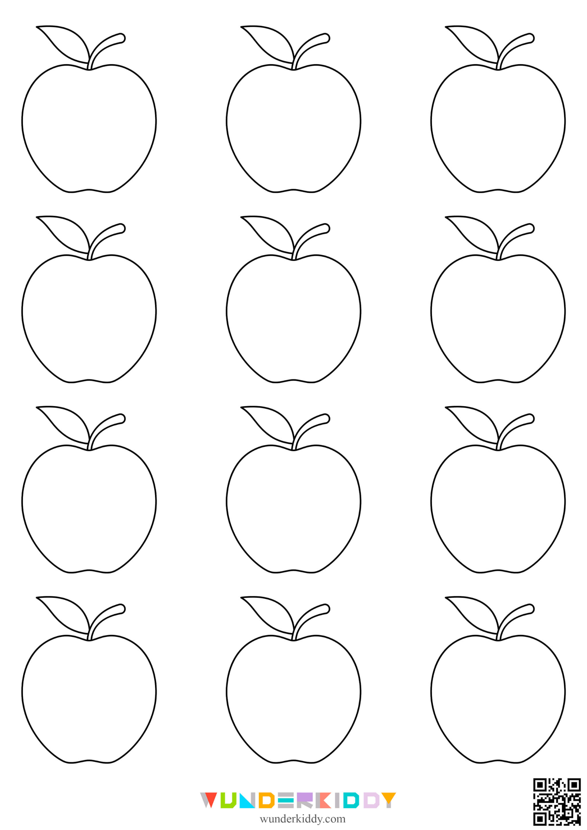 Apple Template Printable - Image 9