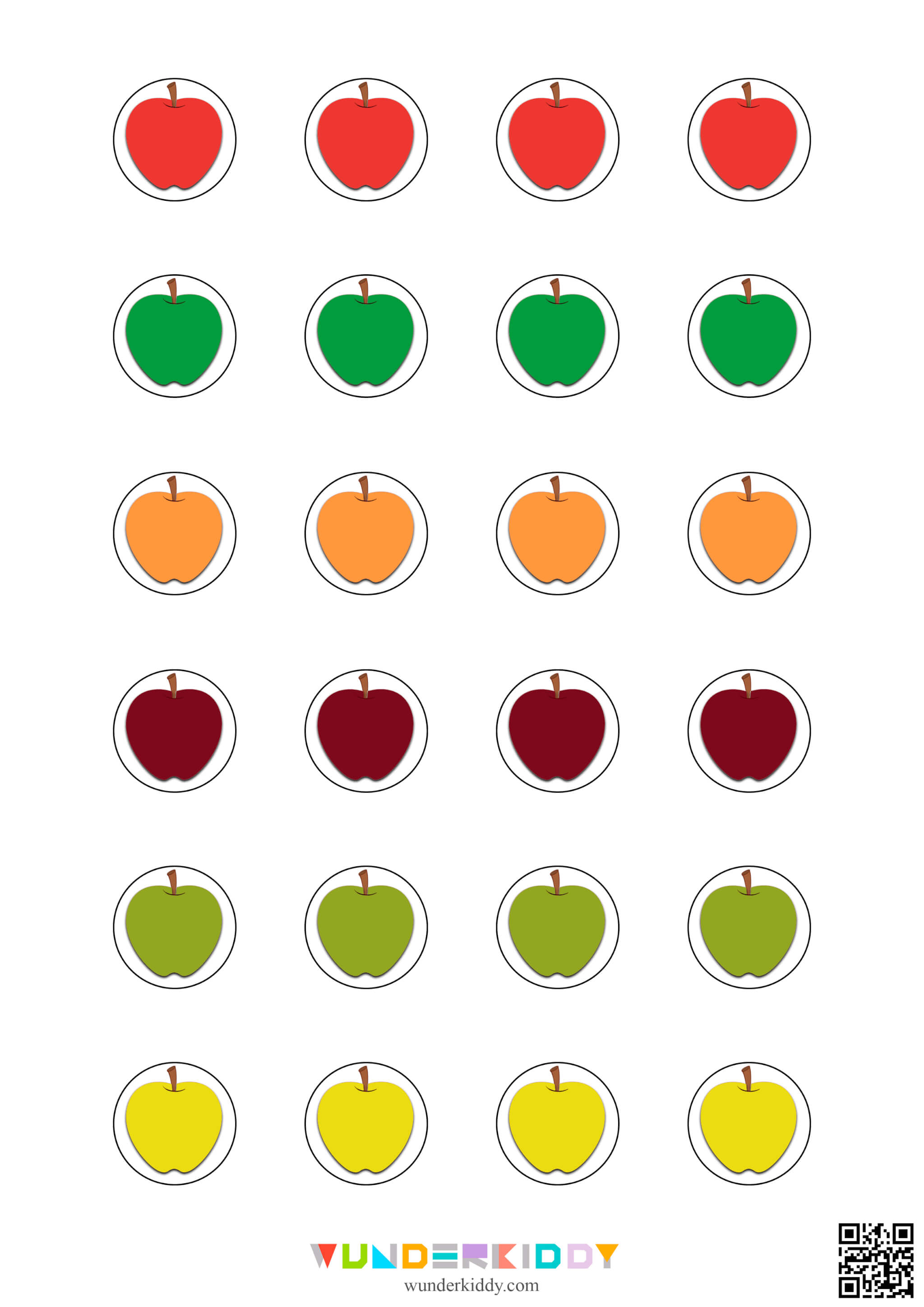 Apple Tree Counting Preschool Activity - Image 3