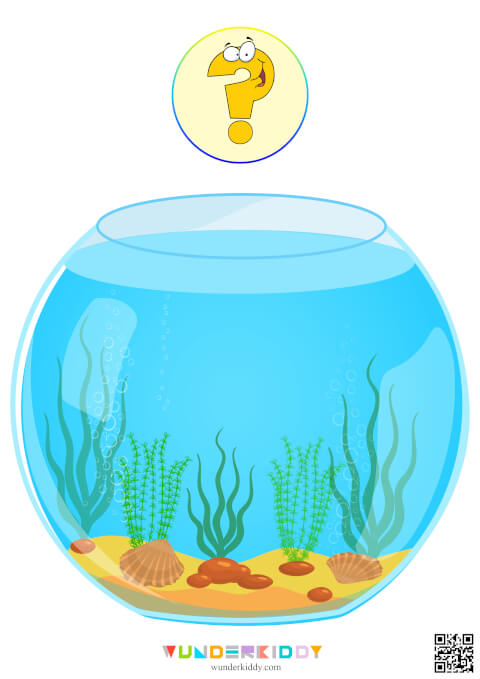 Counting and Cutting Practice Printables Aquarium - Image 2