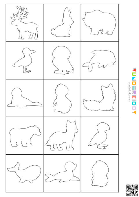 Теневое лото «Полярные животные» - Изображение 3