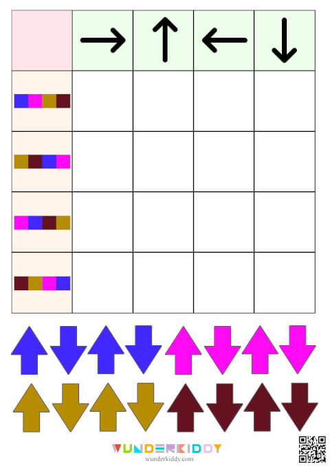 Arrow Visual Perception Worksheets - Image 3