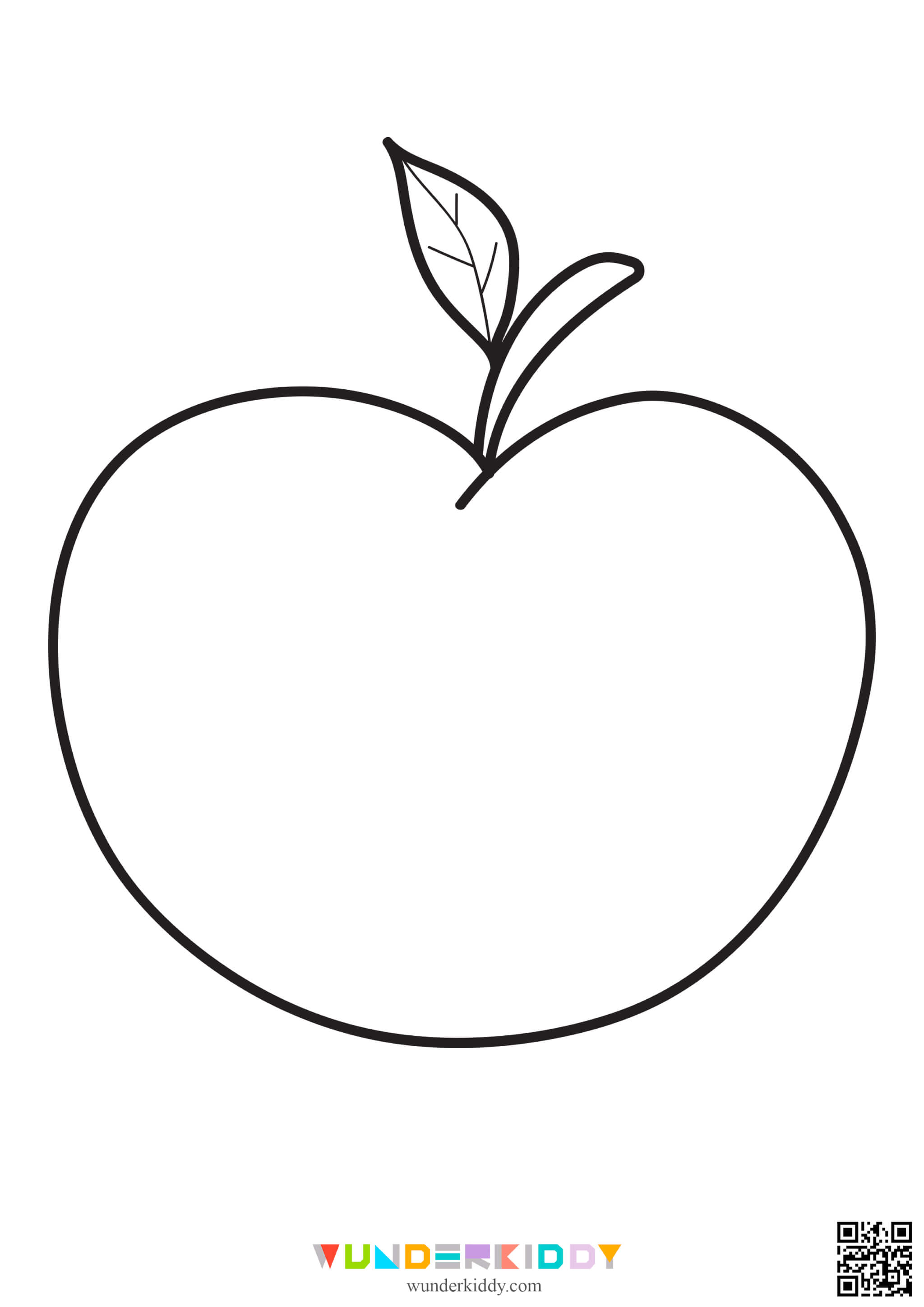 Apple Template Printable