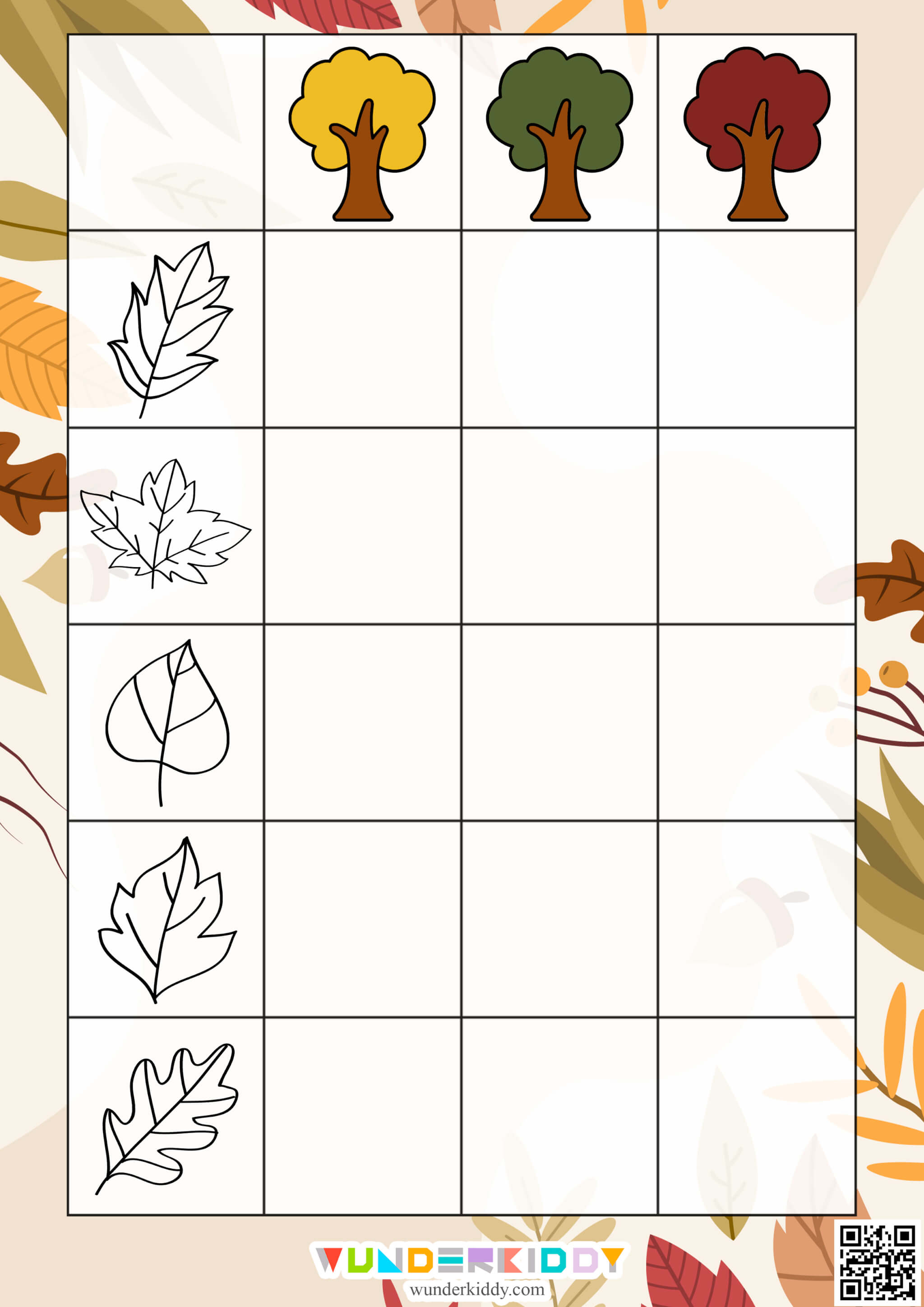 Autumn Leaves Sorting Activity - Image 4