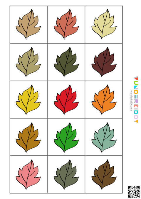 Autumn Leaves Worksheet - Image 3