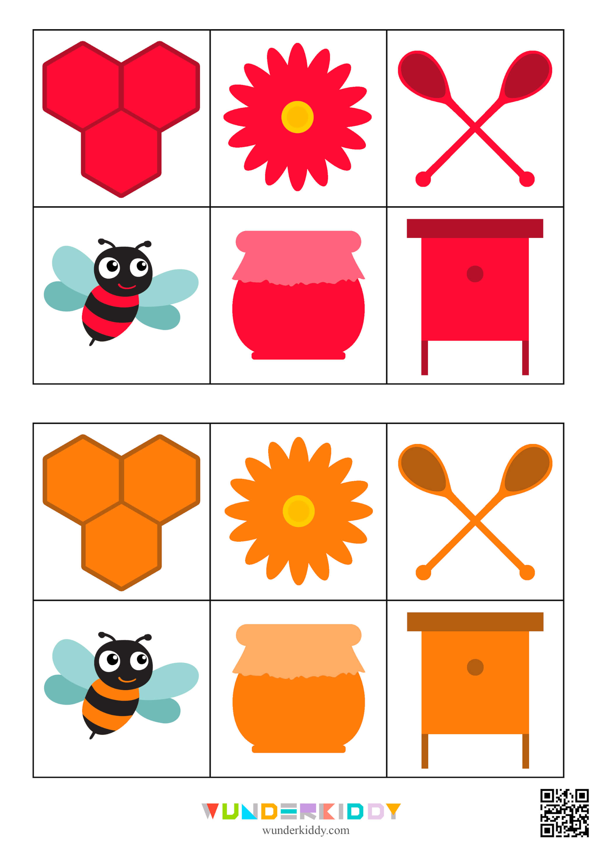 Bee Color Matching Activity - Image 8