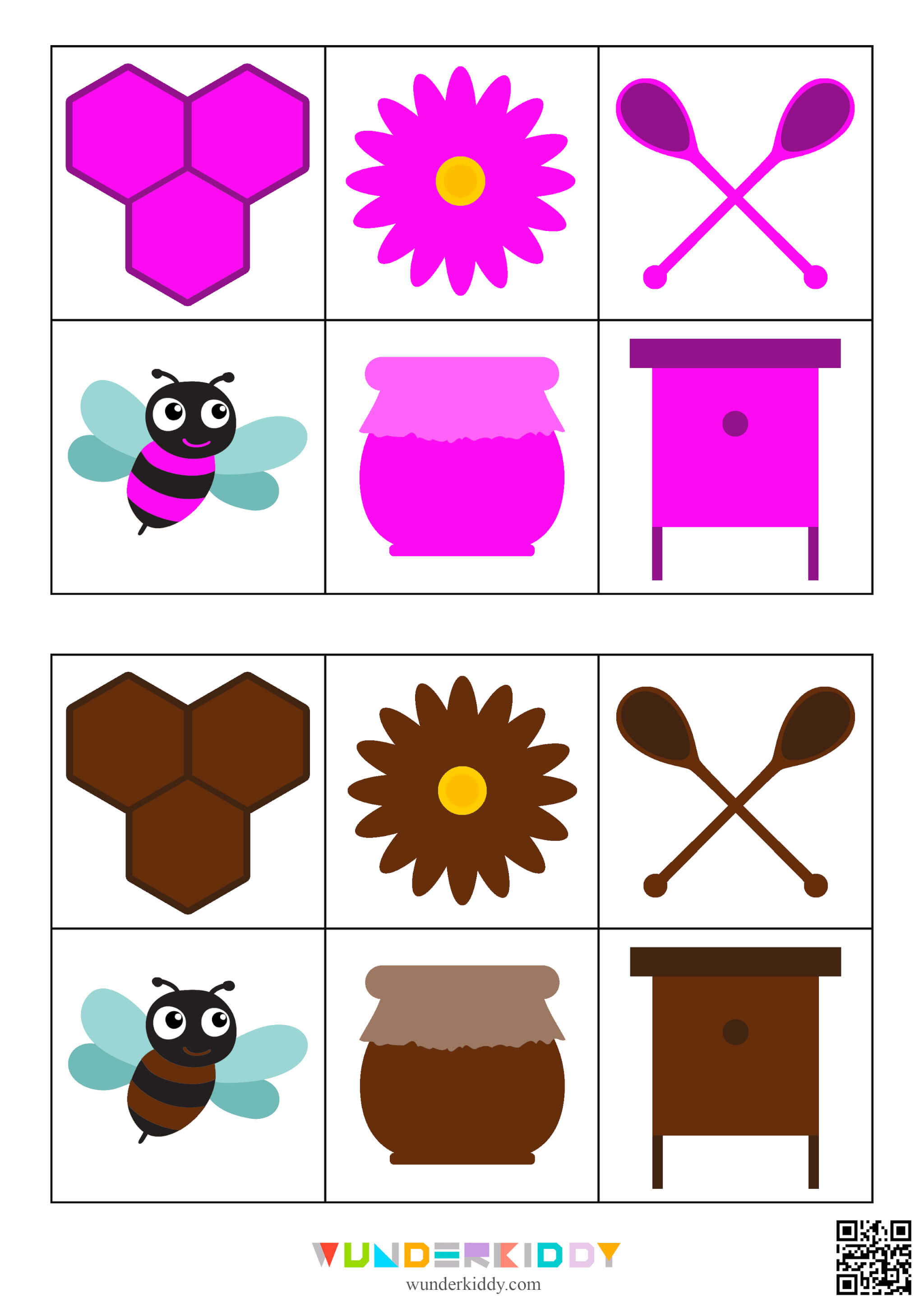 Bee Color Matching Activity - Image 10