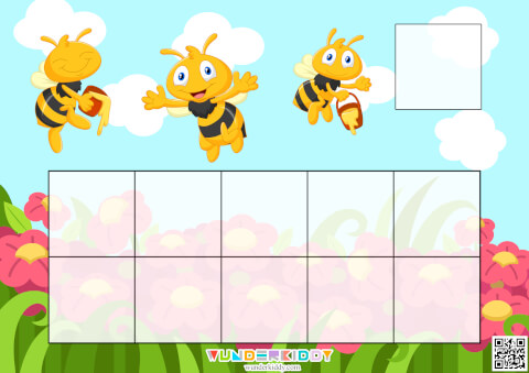 Zählspiel «Bienen und Blumen» - Bild 2