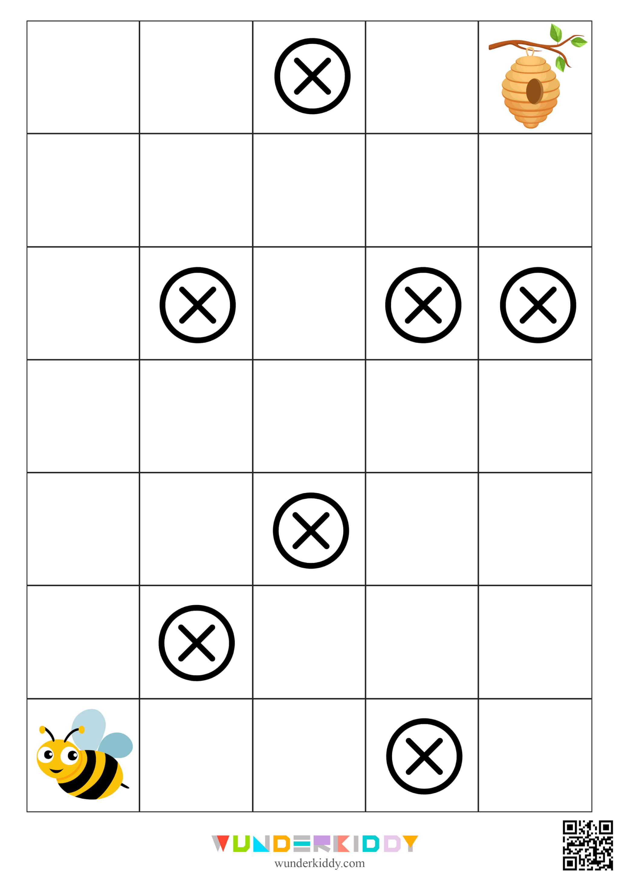 Bee and Honey Hive Maze Activity - Image 3