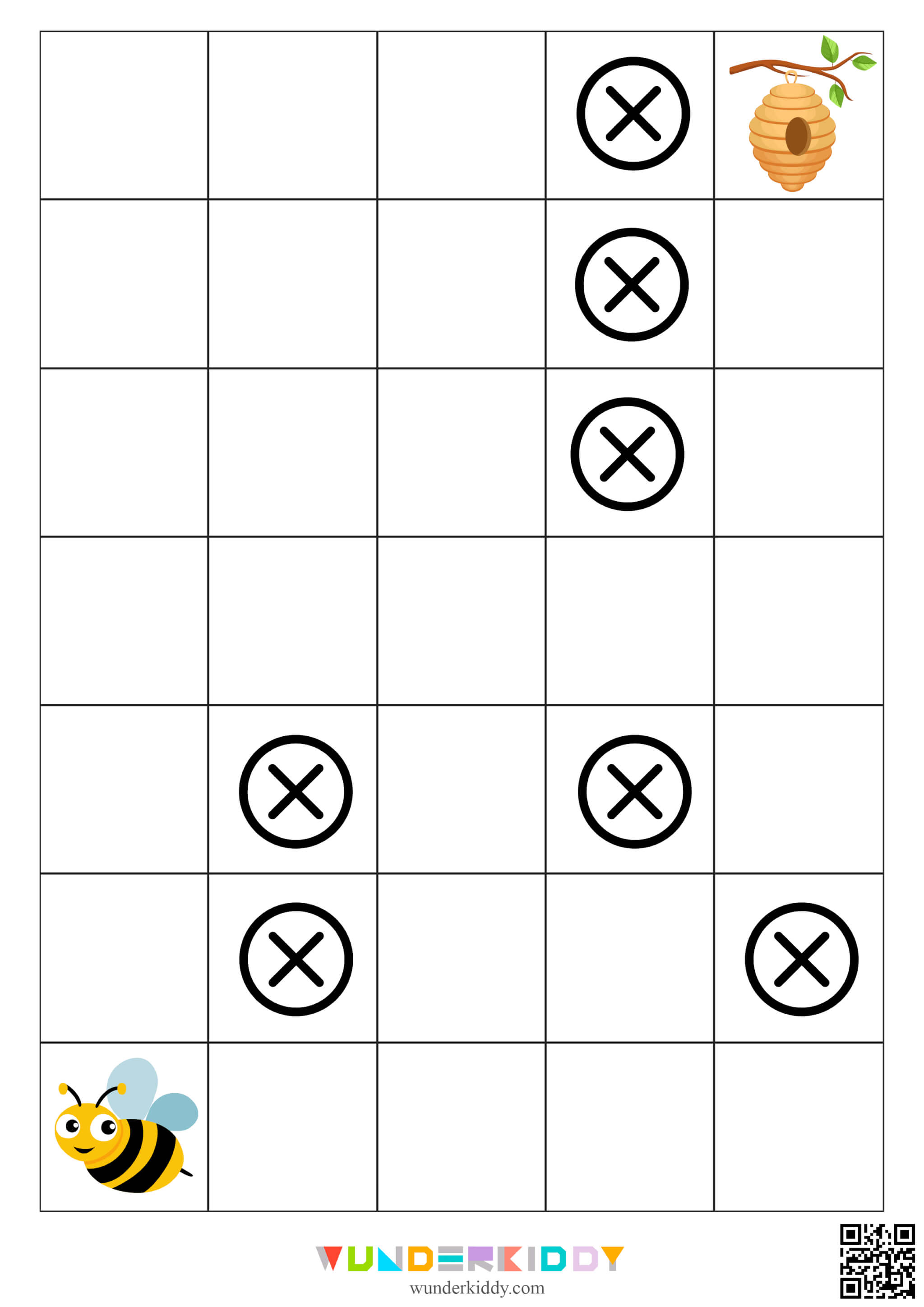 Bee and Honey Hive Maze Activity - Image 6