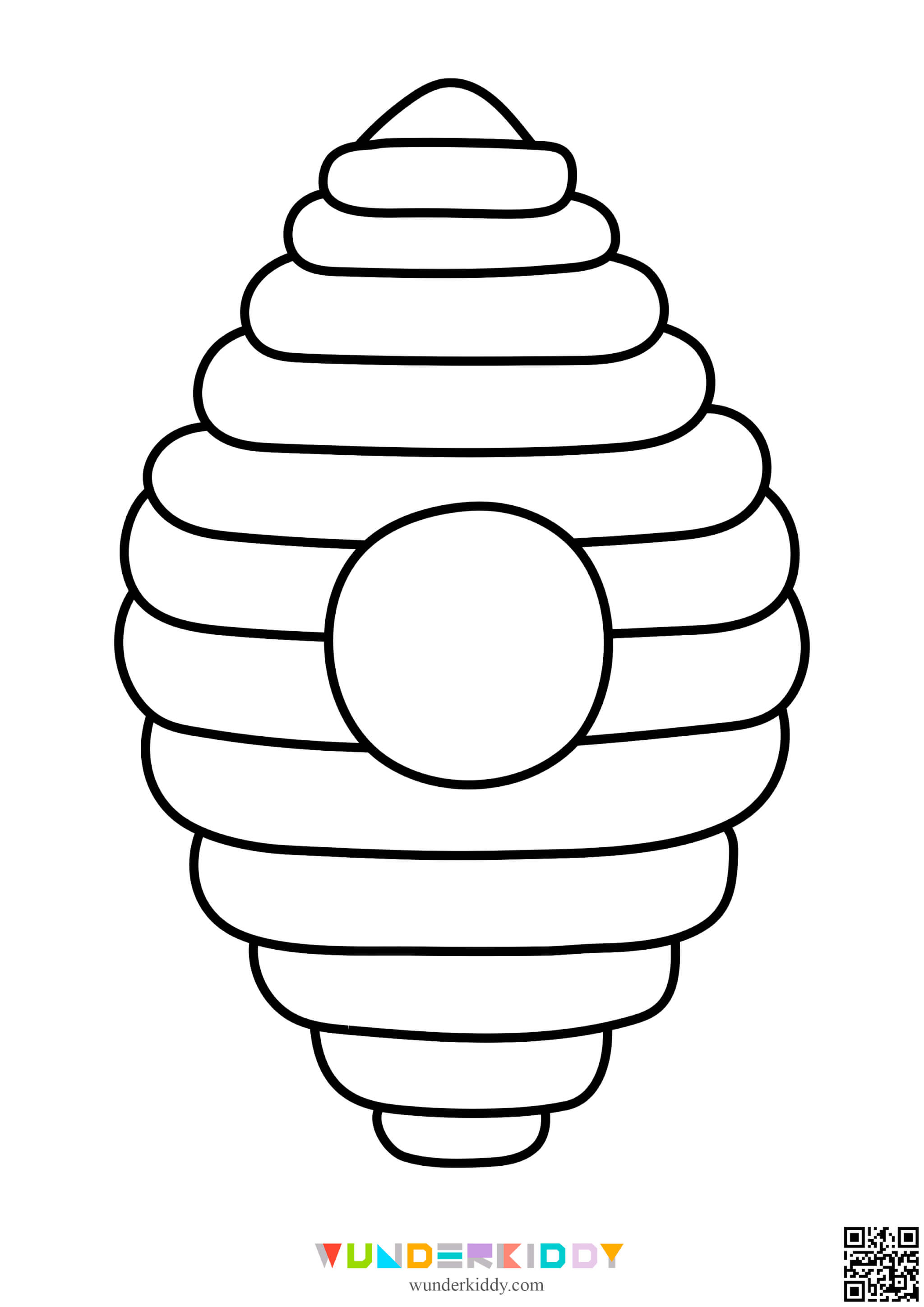 Шаблони «Бджолиний вулик» для вирізання - Зображення 4