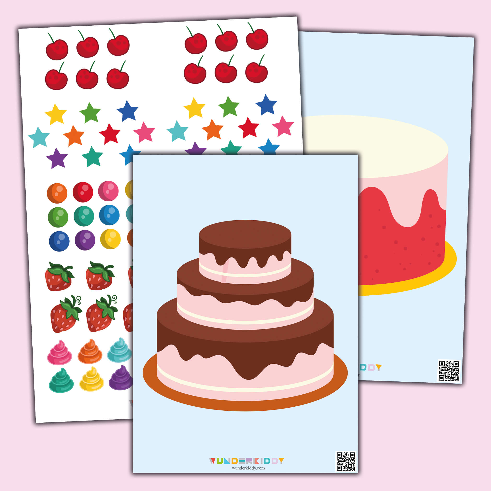 Activity Sheet Birthday Cake