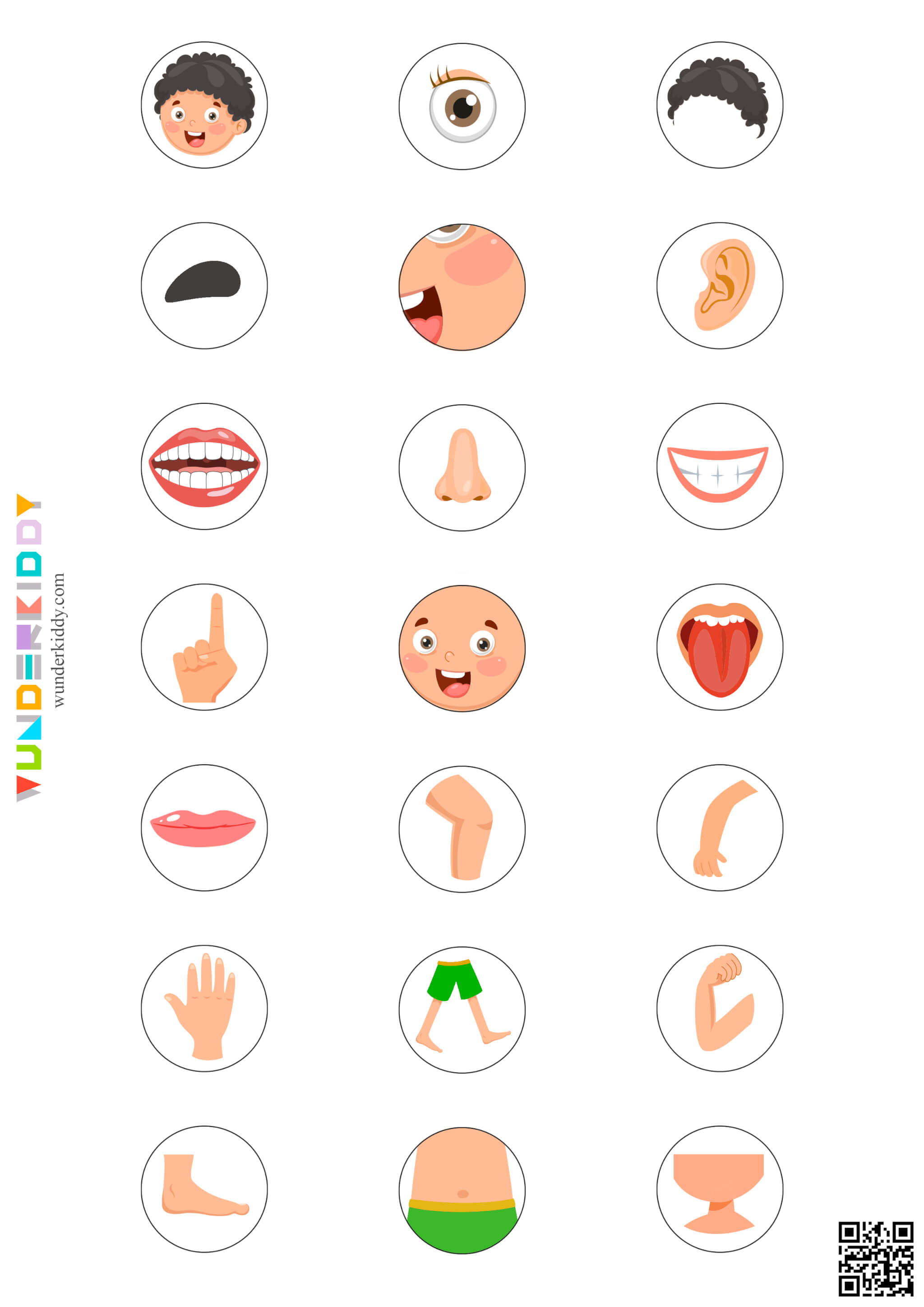 My Body Parts Worksheet - Image 3