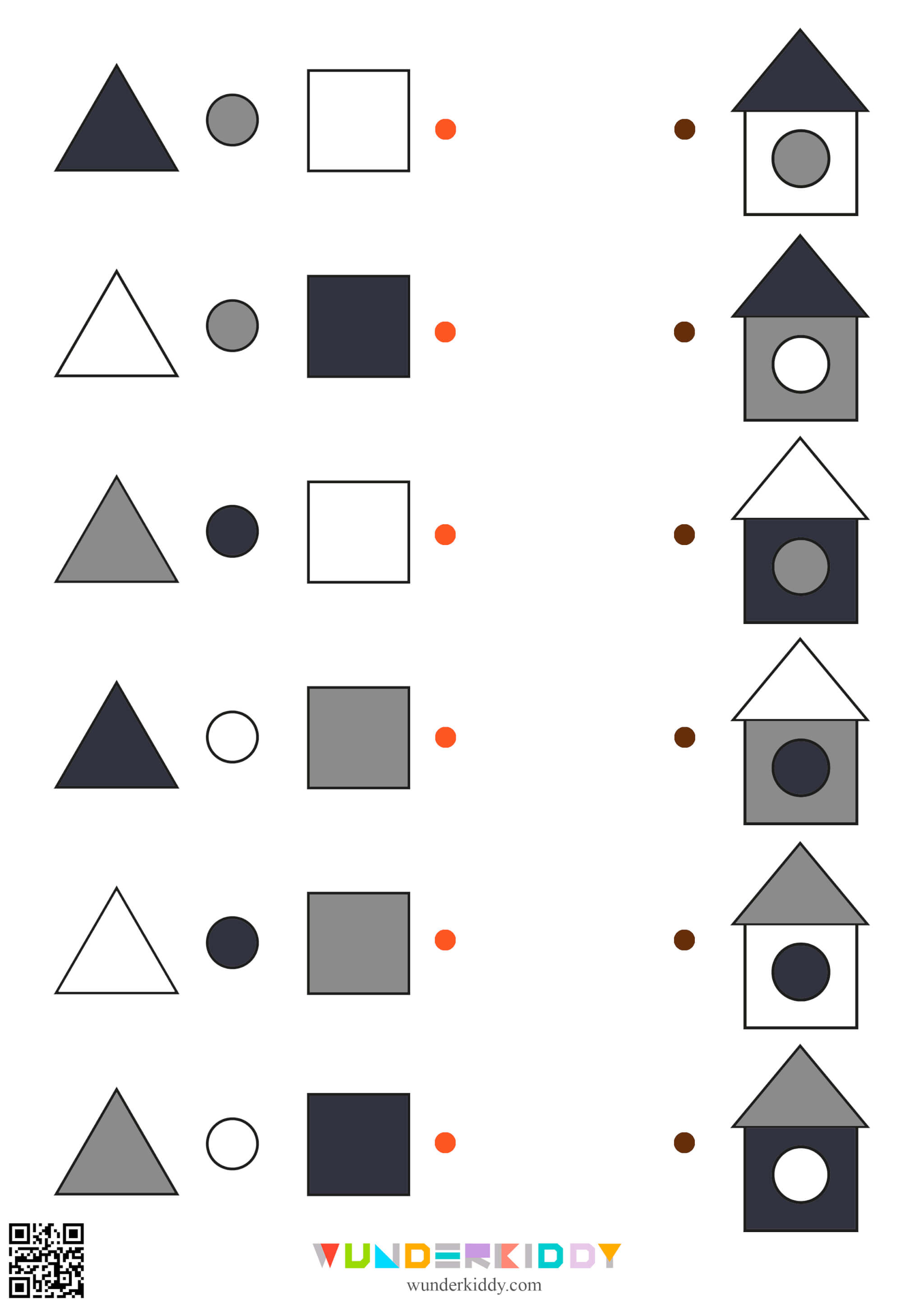 Build a House Using Shapes Worksheet - Image 5