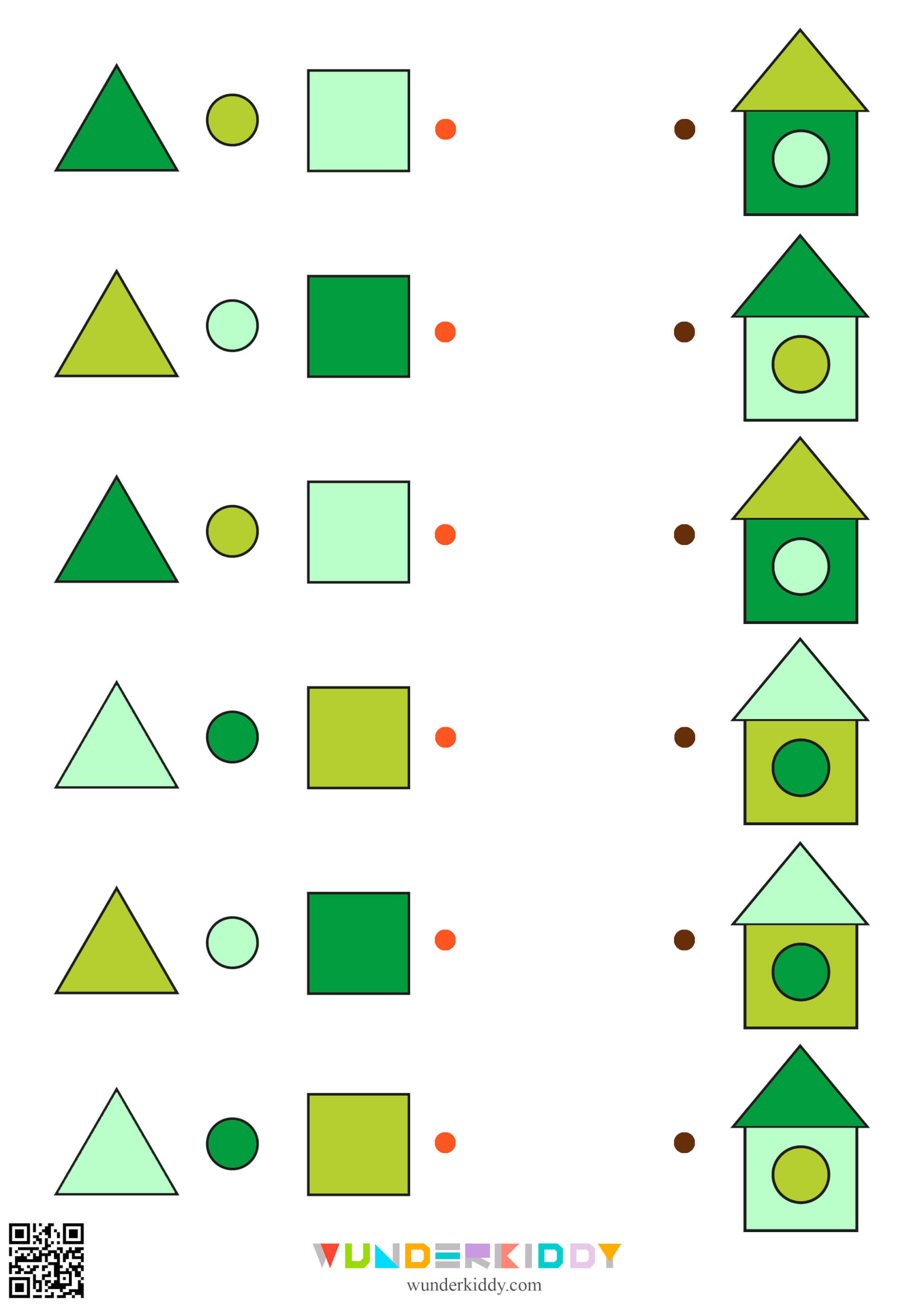 Build a House Using Shapes Worksheet - Image 6