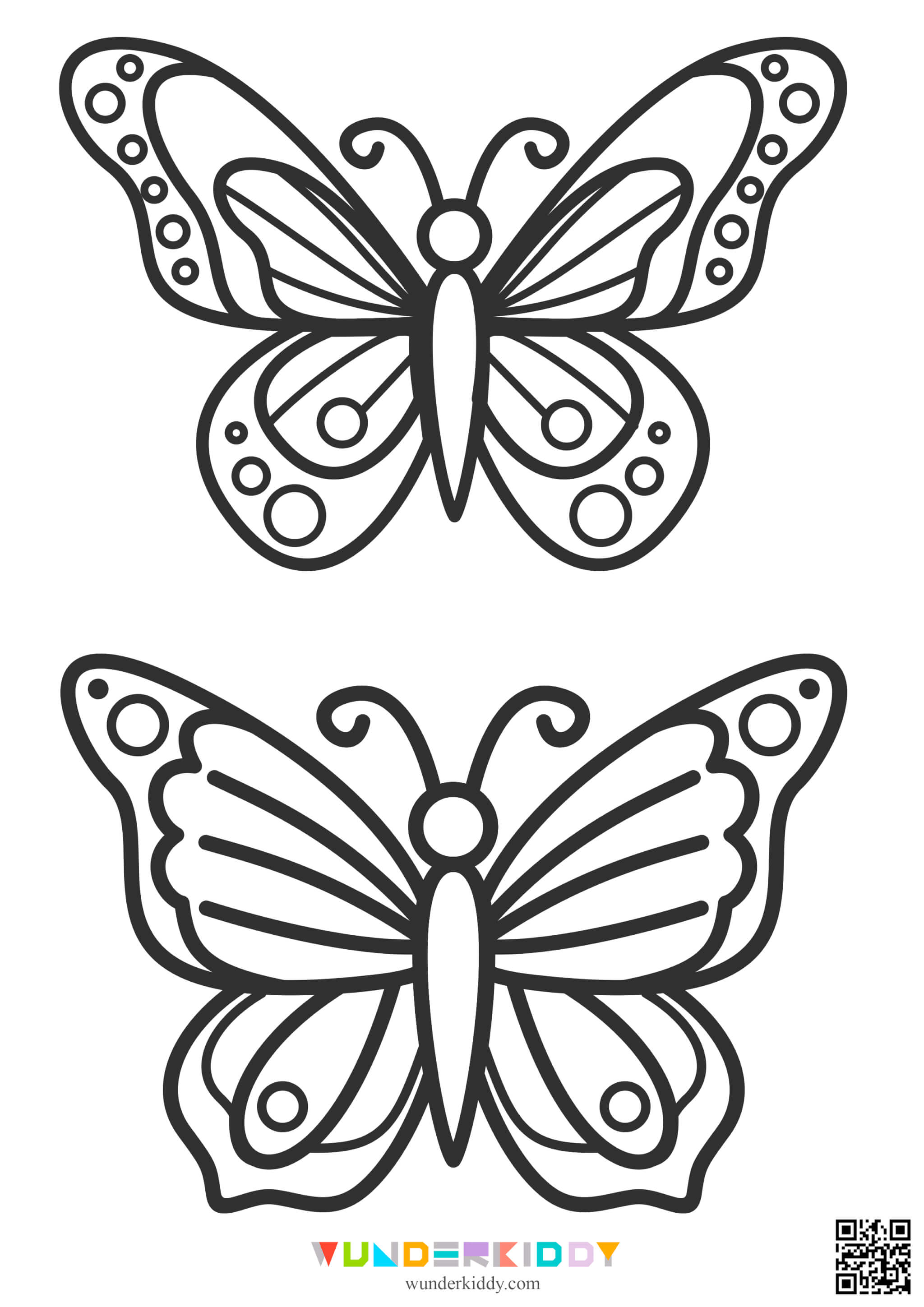 Butterfly Coloring Pages - Image 2