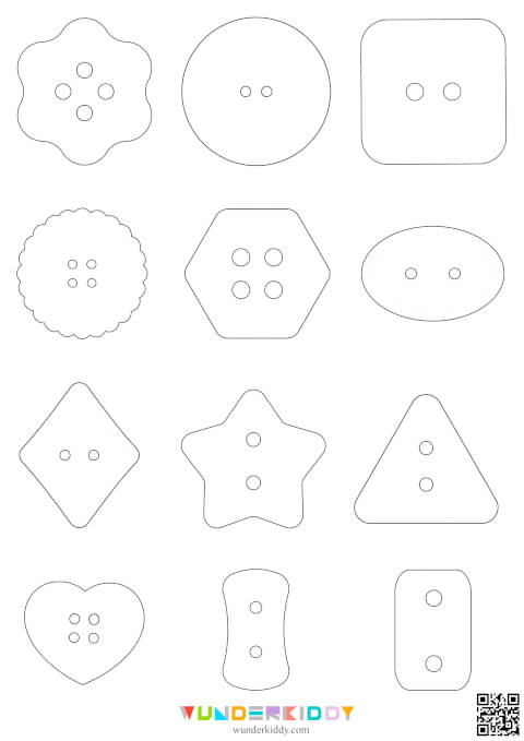 Buttons - Shadow Activity For Preschool - Image 4