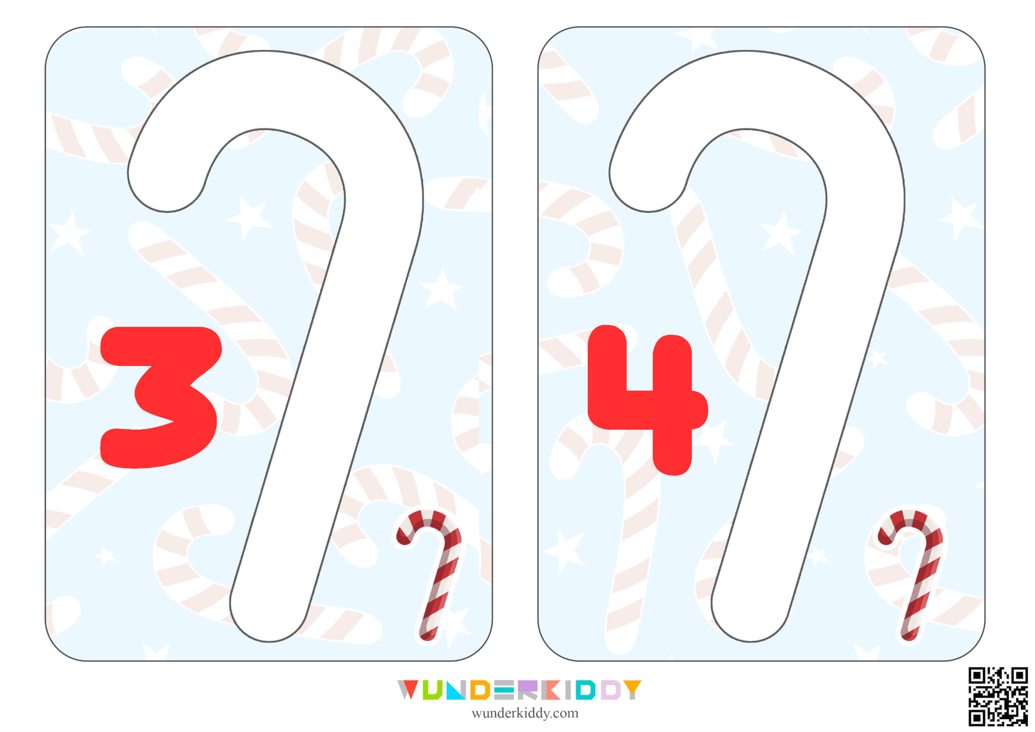 Candy Cane Counting Activity - Image 3