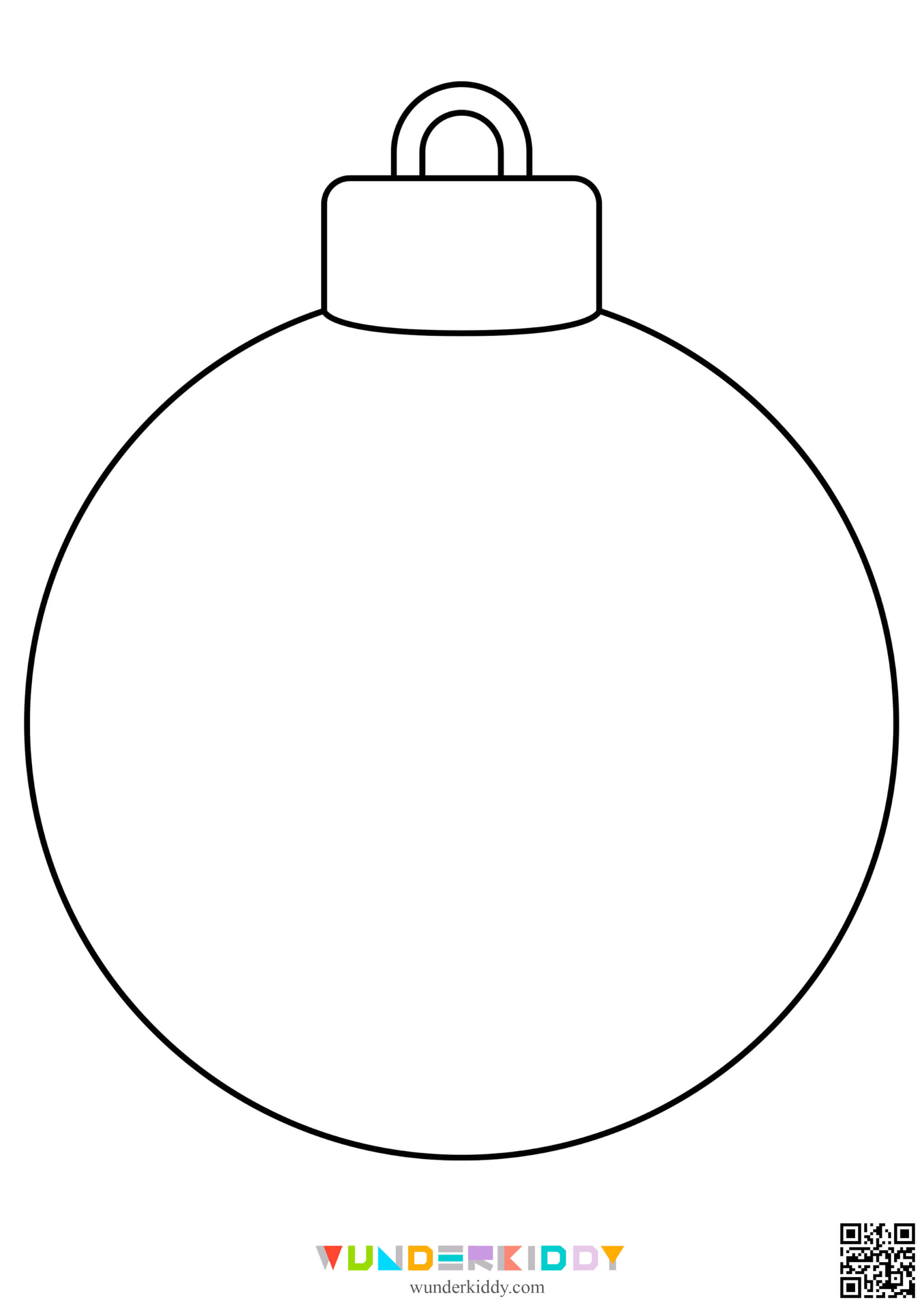 Templates «Christmas Ball» for kids - Image 2