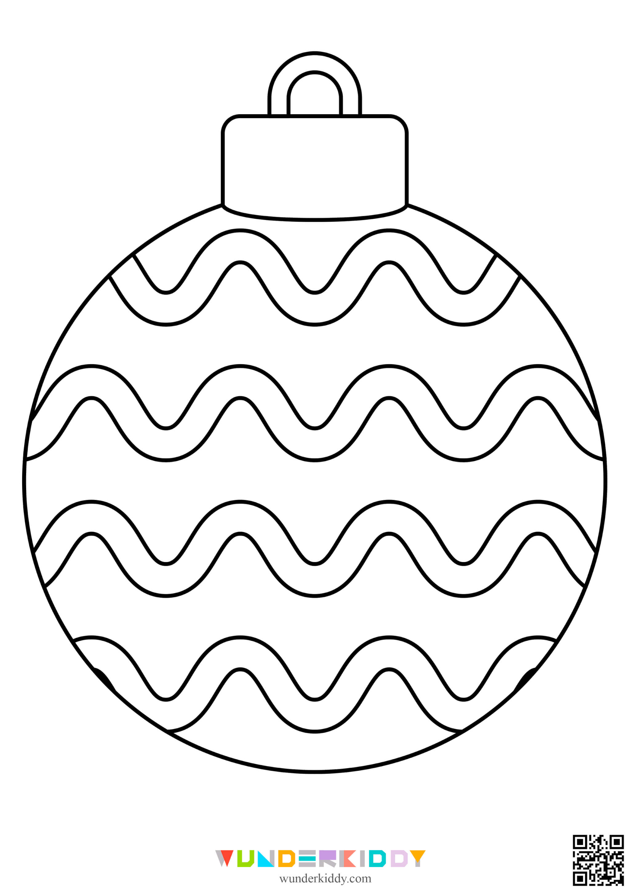 Templates «Christmas Ball» for kids - Image 8