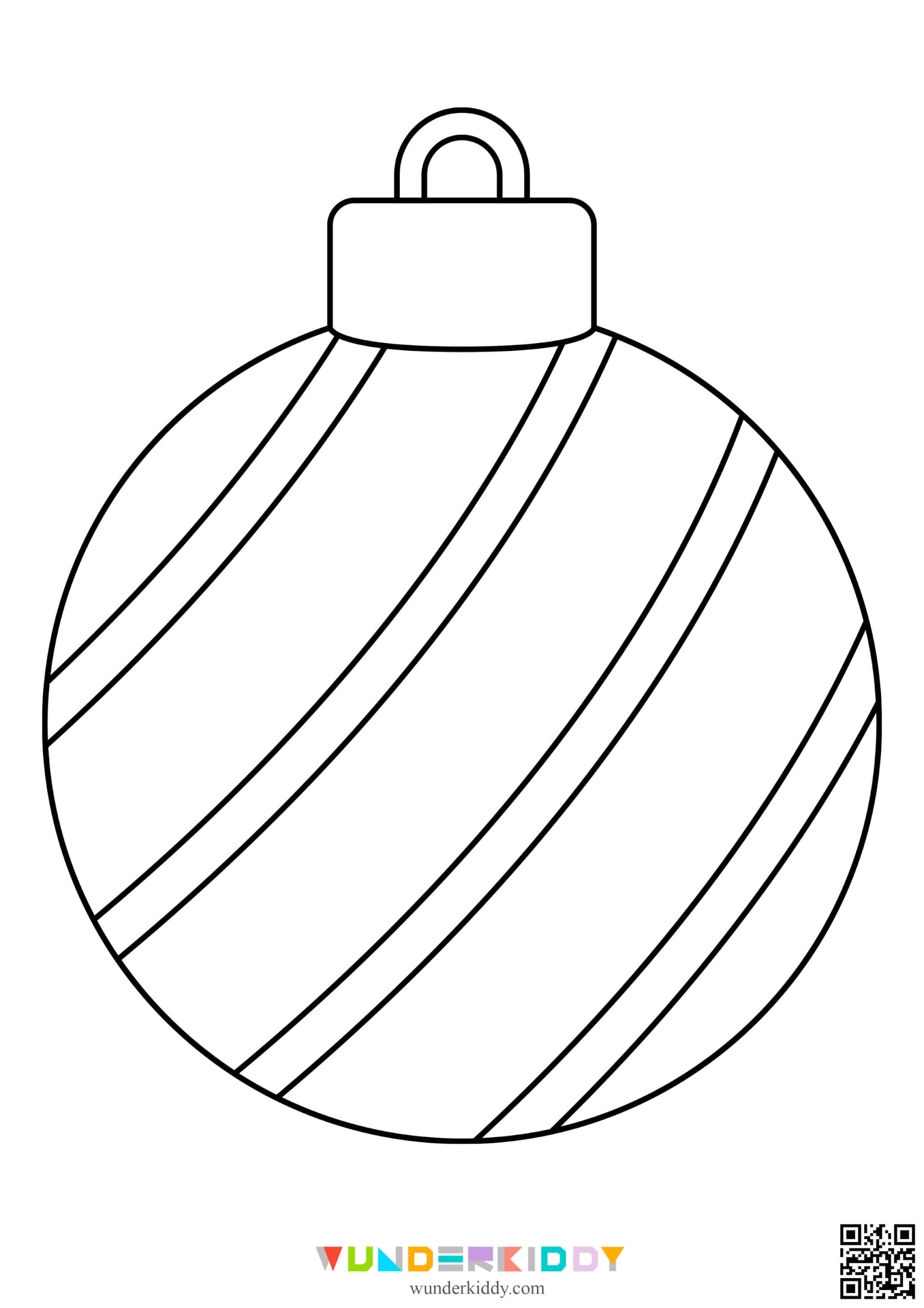 Templates «Christmas Ball» for kids - Image 9