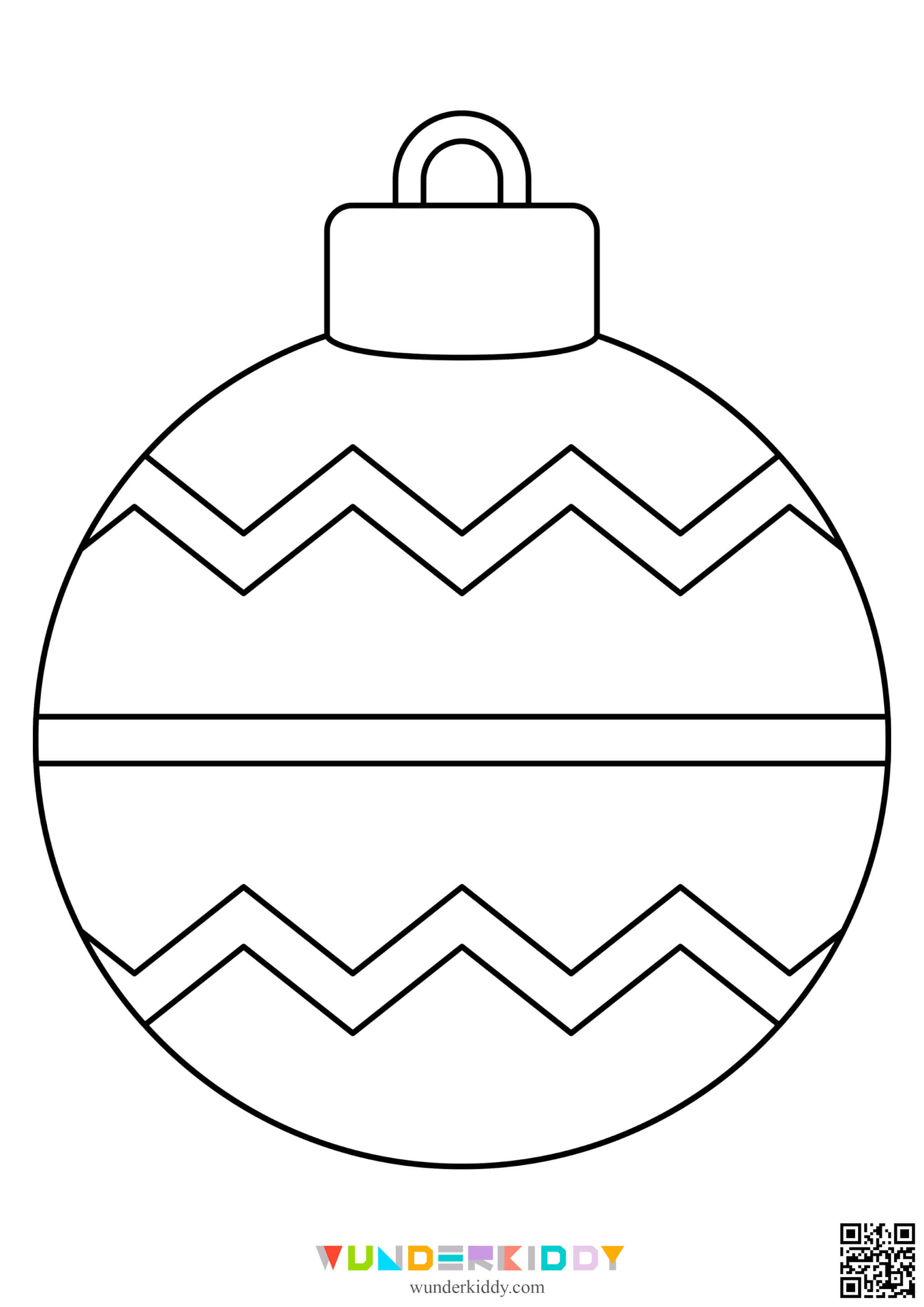 Templates «Christmas Ball» for kids - Image 12