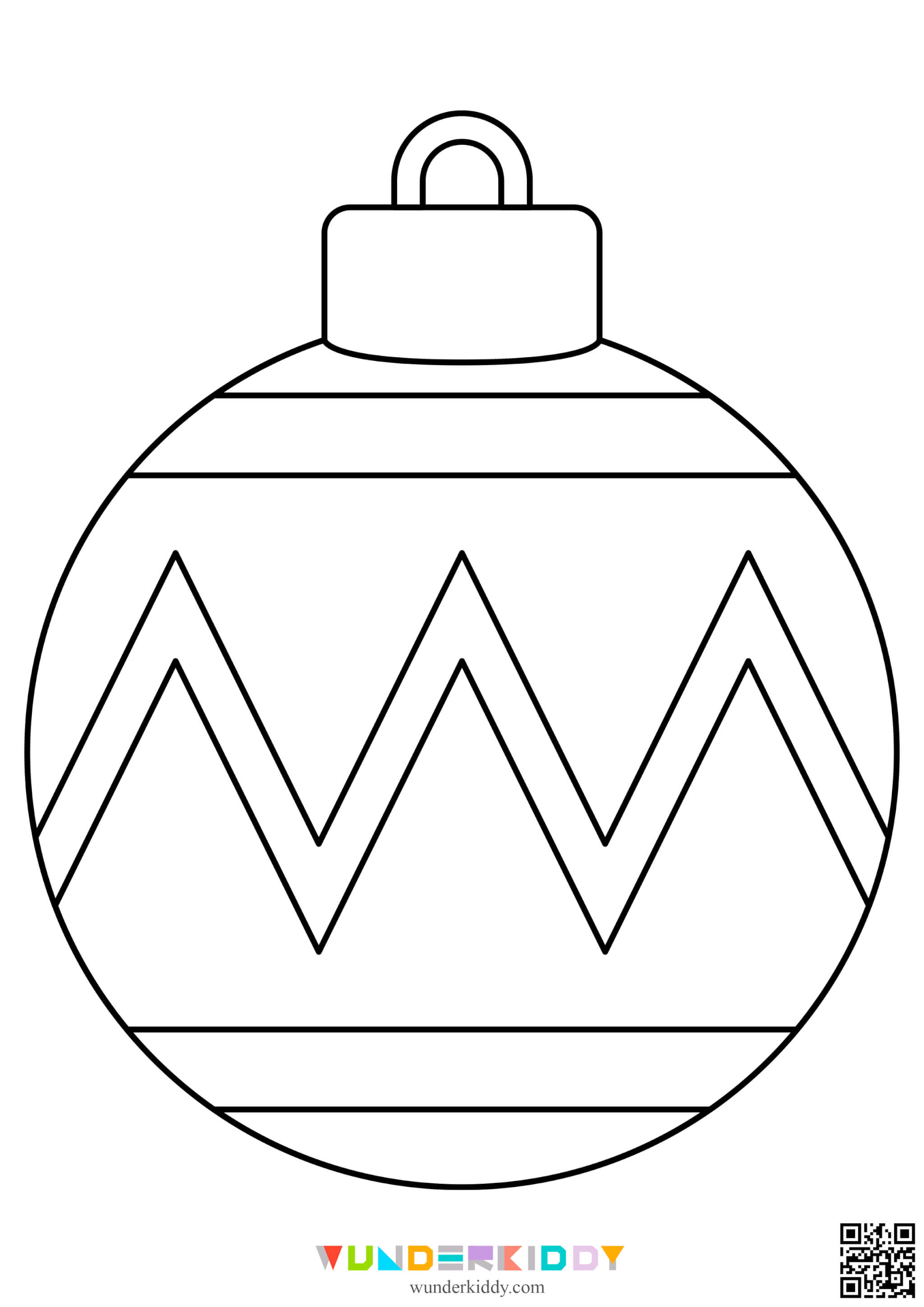 Templates «Christmas Ball» for kids - Image 13