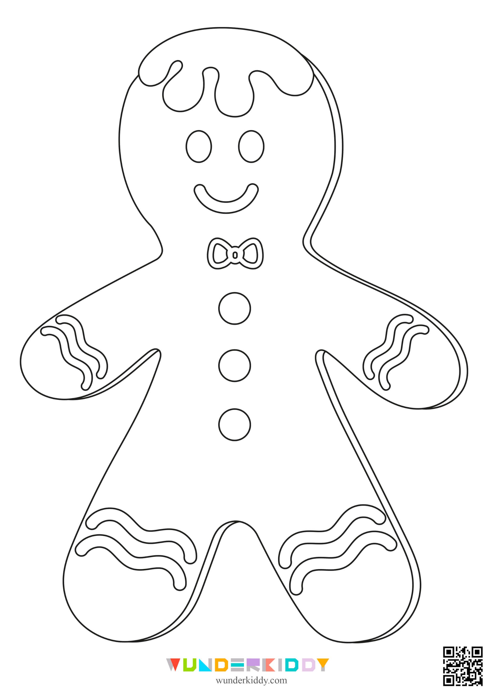 Christmas Cookie Coloring Pages - Image 3