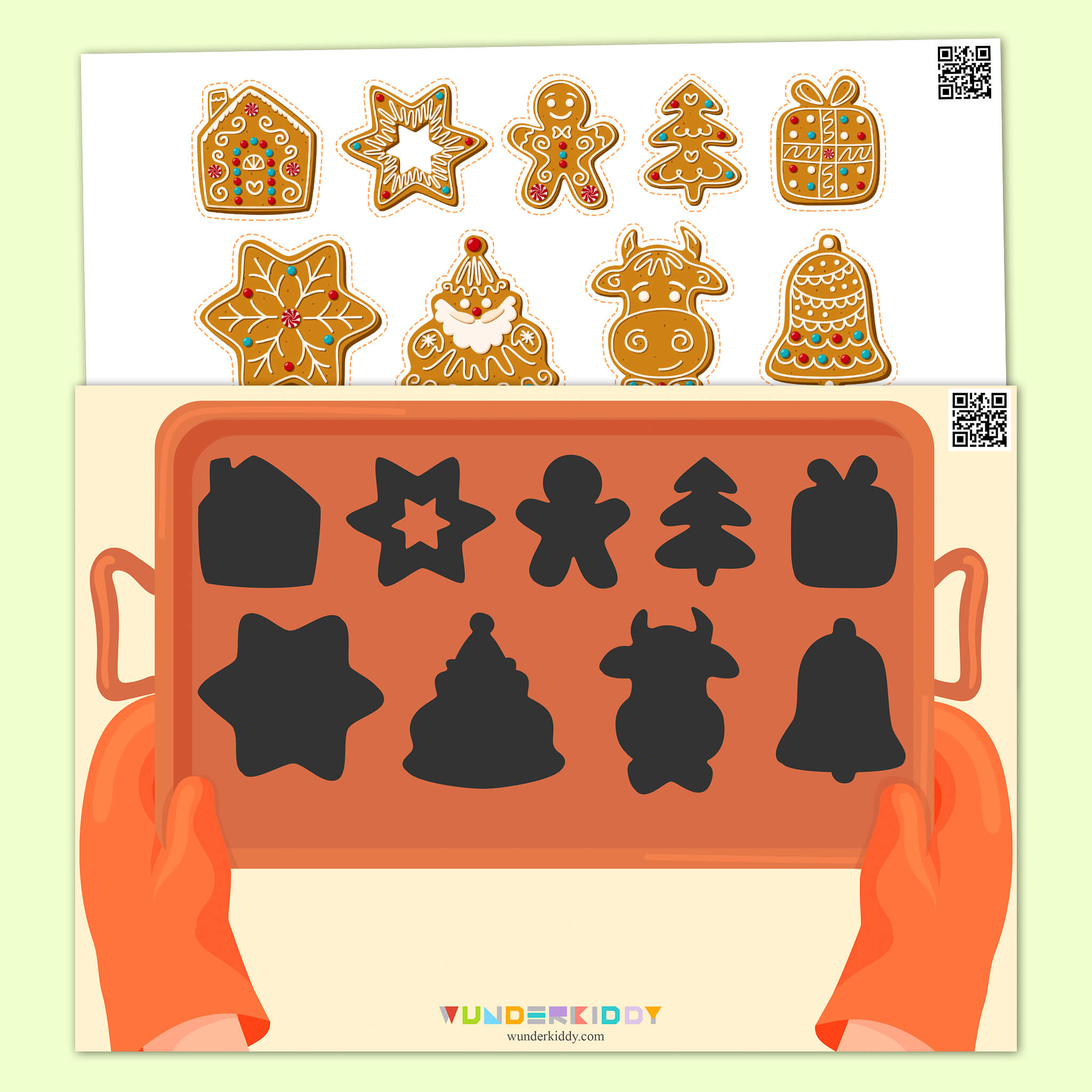 Activity sheet «Christmas Cookies»