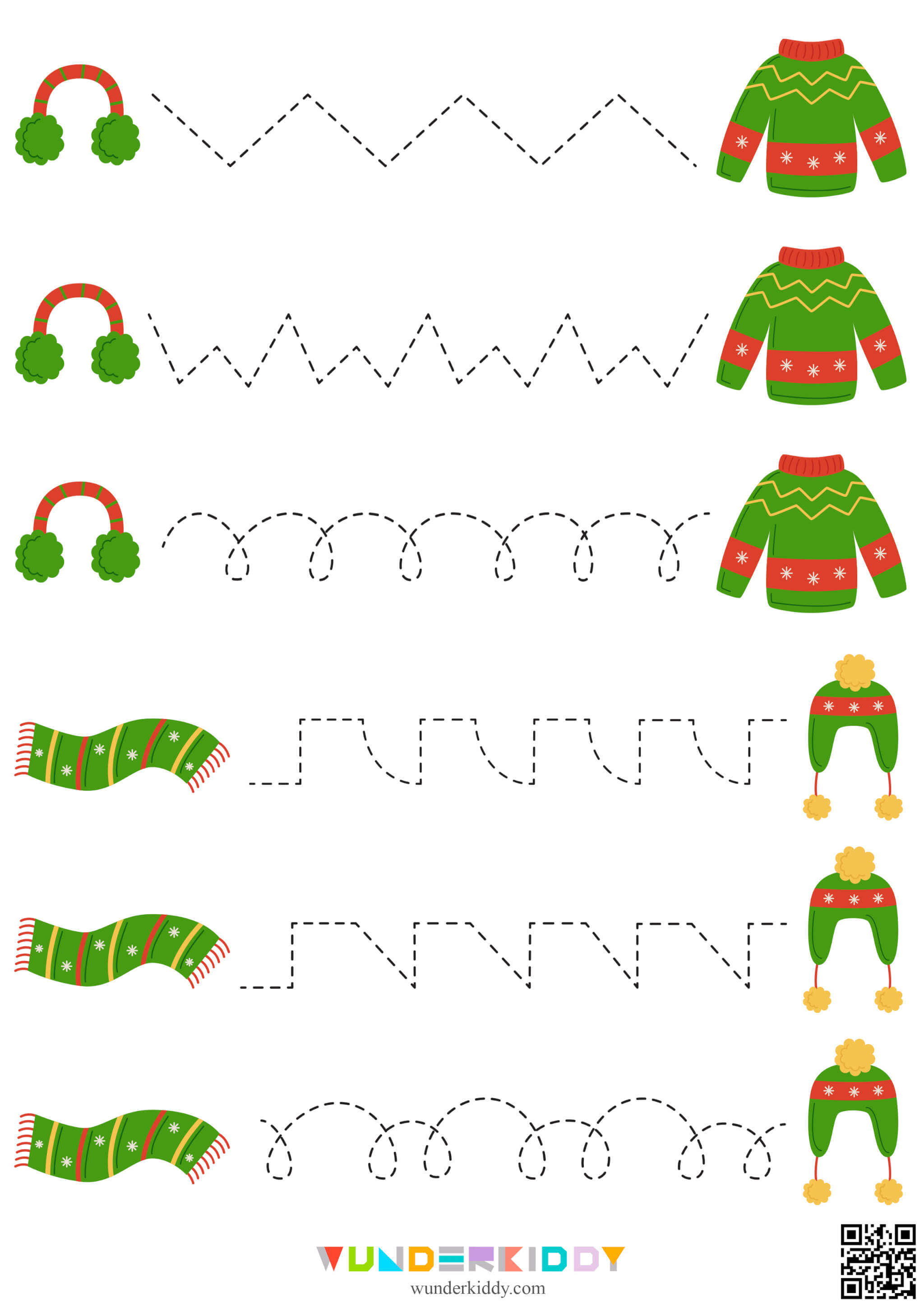 Worksheets «Christmas Handwriting Practice» - Image 7