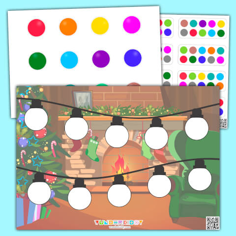 Christmas Light Garland Activity - Image 2