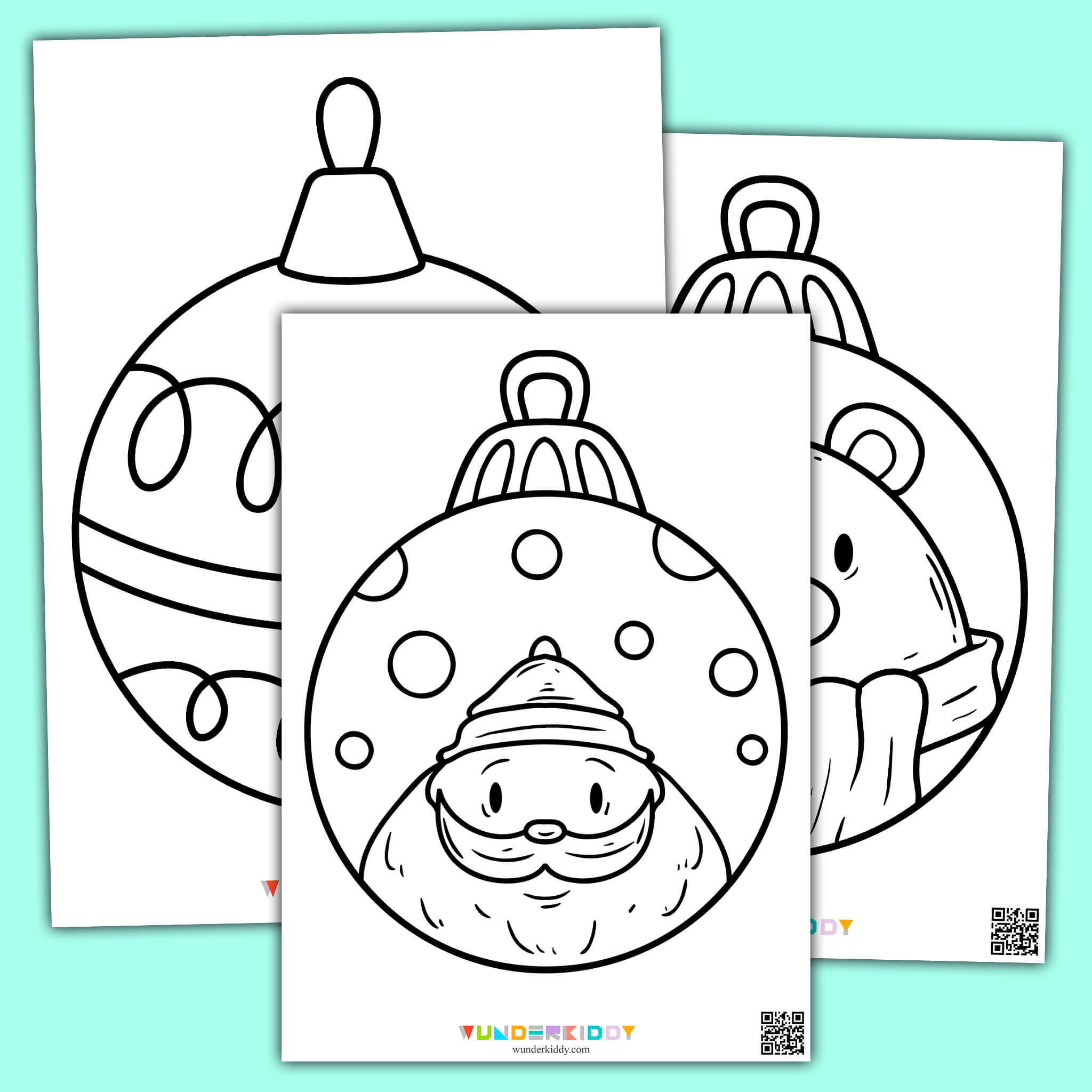 Christmas Ornament Coloring Pages